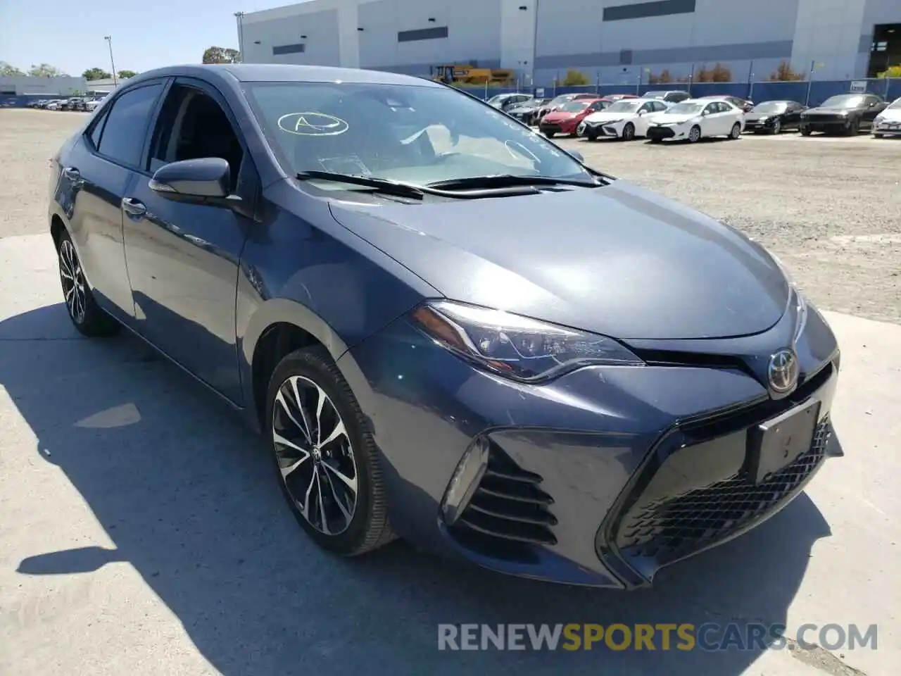 1 Photograph of a damaged car 5YFBURHE1KP886226 TOYOTA COROLLA 2019