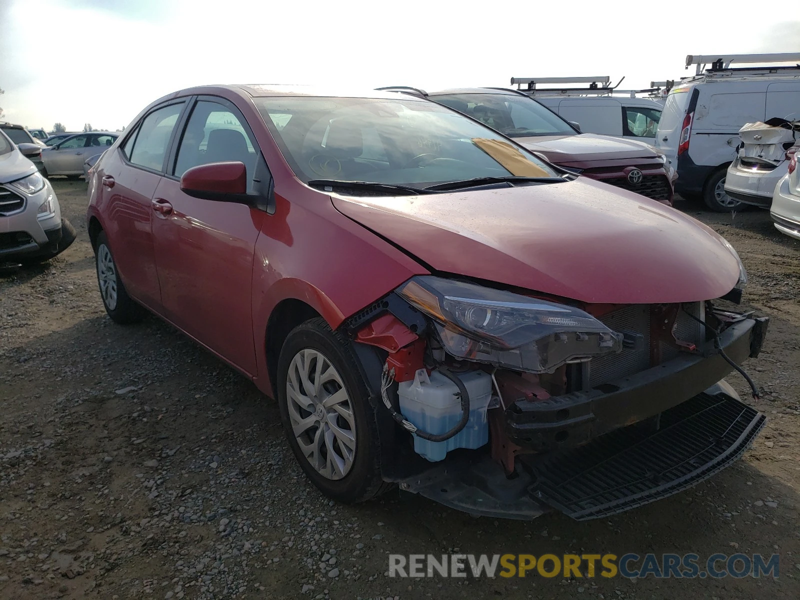 1 Photograph of a damaged car 5YFBURHE1KP886260 TOYOTA COROLLA 2019