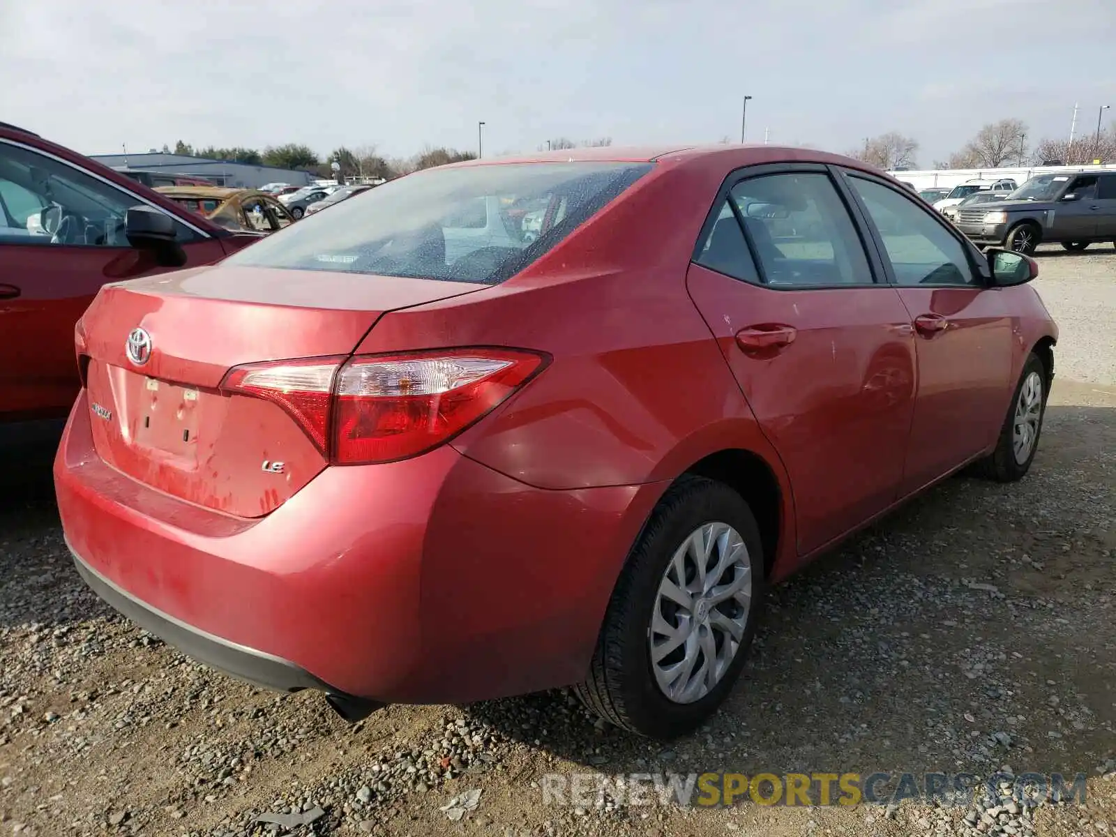 4 Photograph of a damaged car 5YFBURHE1KP886260 TOYOTA COROLLA 2019