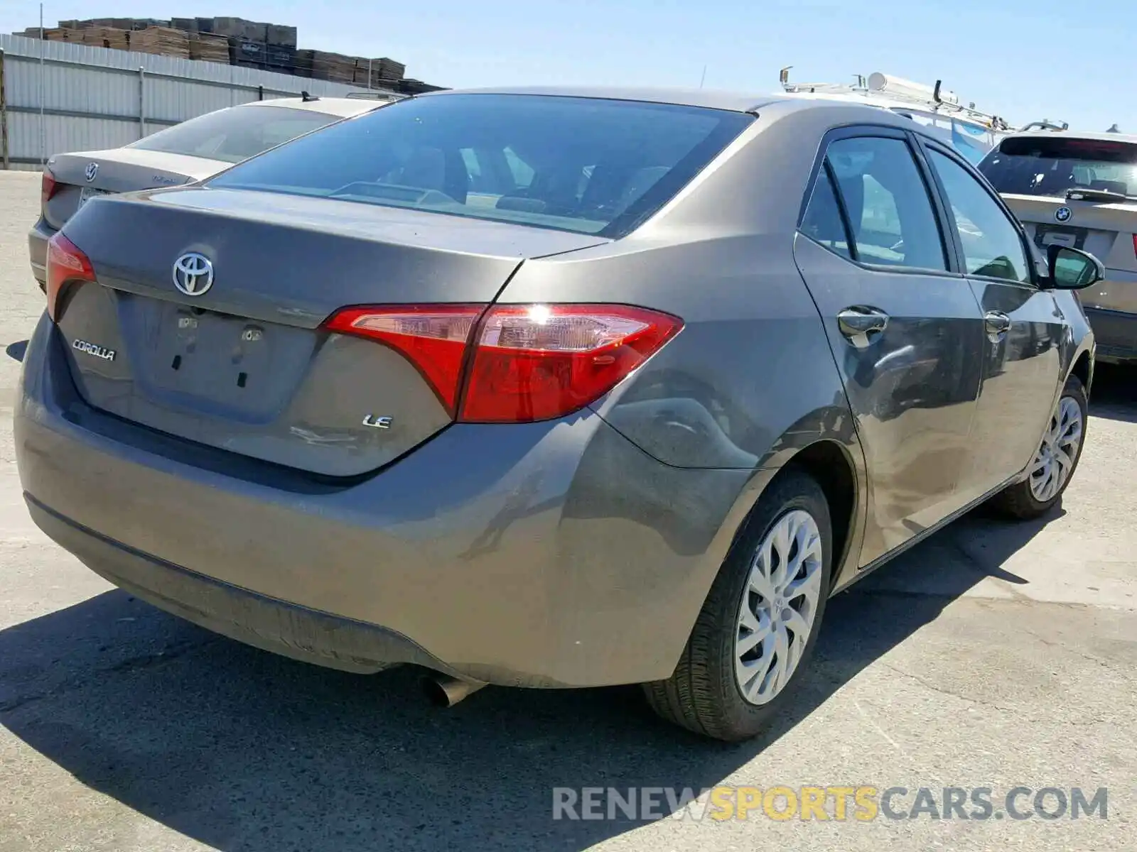 4 Photograph of a damaged car 5YFBURHE1KP886355 TOYOTA COROLLA 2019