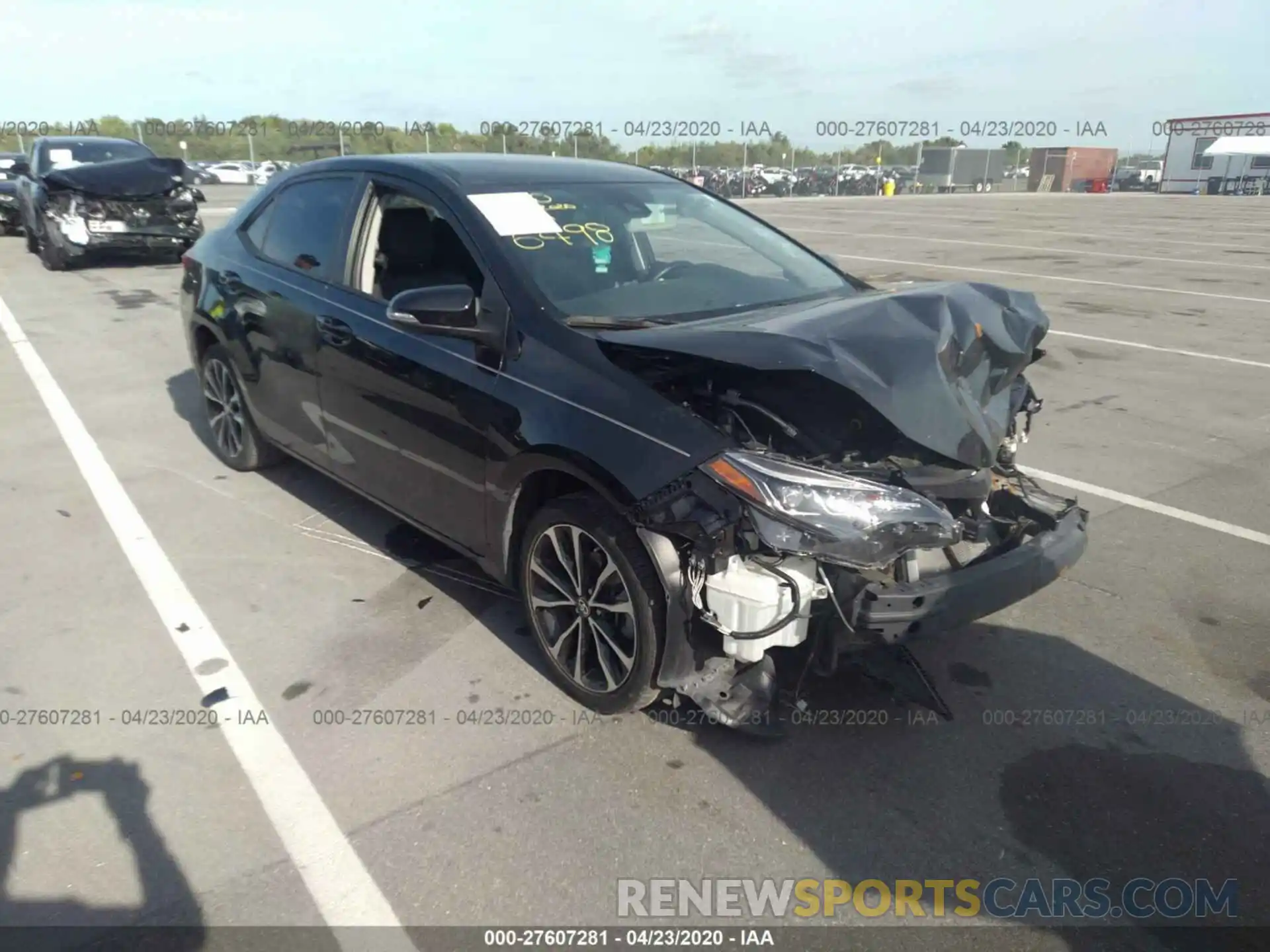 1 Photograph of a damaged car 5YFBURHE1KP886498 TOYOTA COROLLA 2019