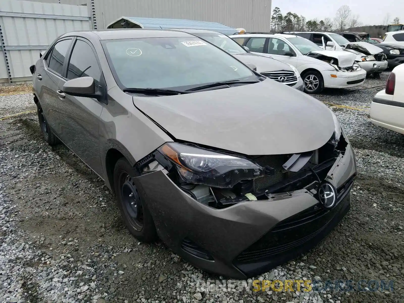 1 Photograph of a damaged car 5YFBURHE1KP886548 TOYOTA COROLLA 2019