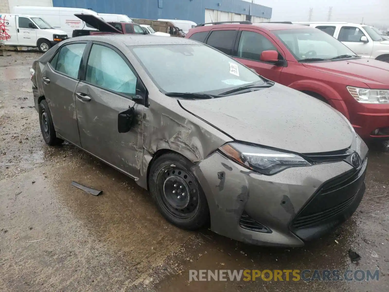 1 Photograph of a damaged car 5YFBURHE1KP886632 TOYOTA COROLLA 2019