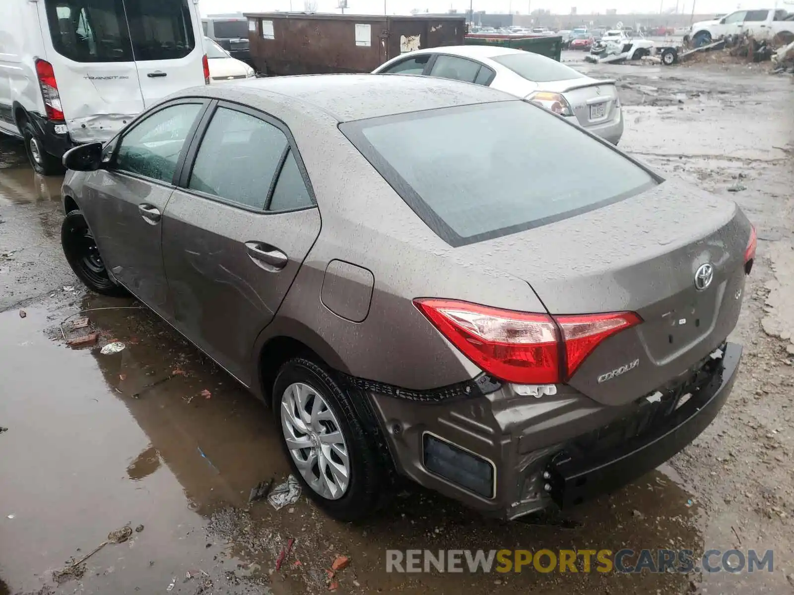 3 Photograph of a damaged car 5YFBURHE1KP886632 TOYOTA COROLLA 2019