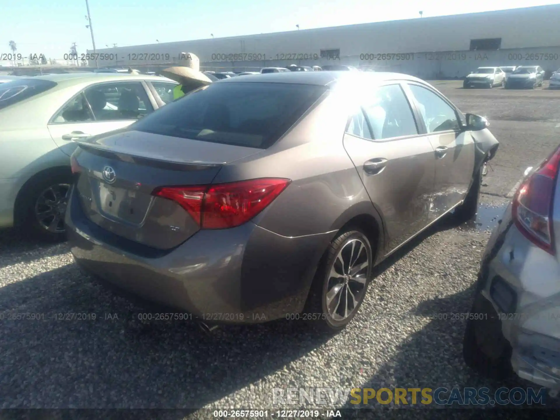 4 Photograph of a damaged car 5YFBURHE1KP887196 TOYOTA COROLLA 2019