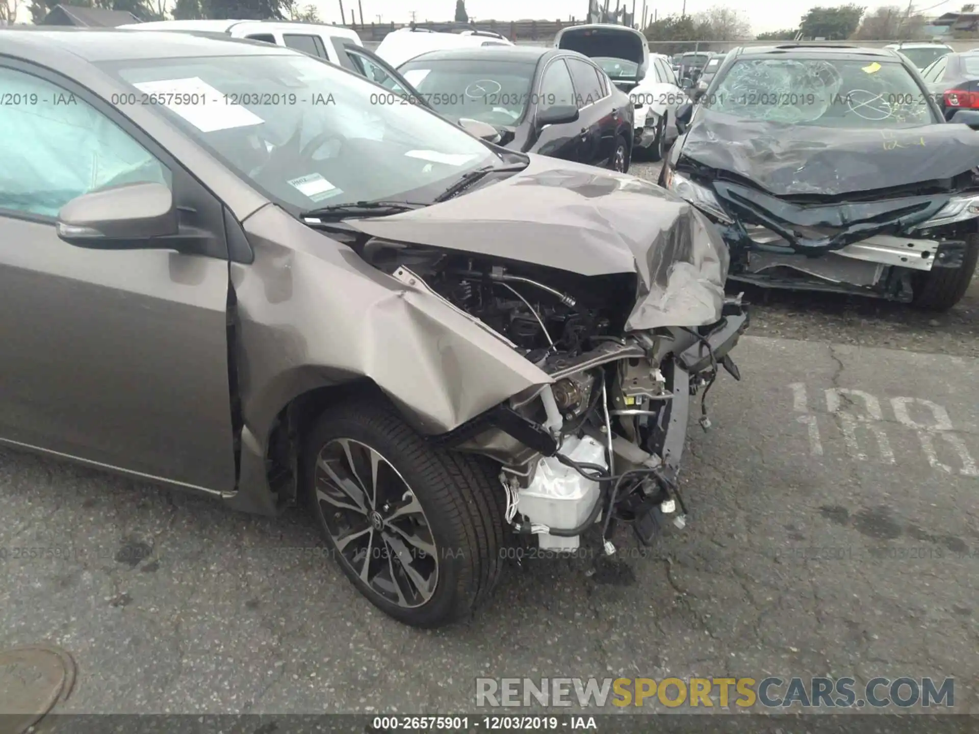 6 Photograph of a damaged car 5YFBURHE1KP887196 TOYOTA COROLLA 2019