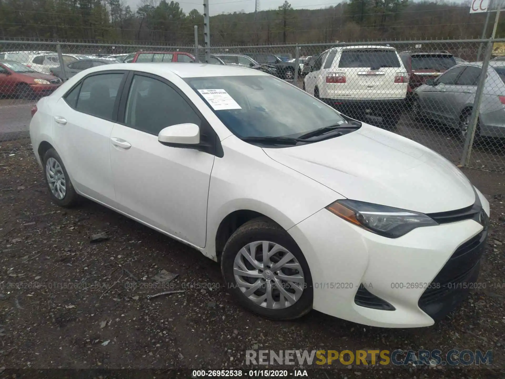 1 Photograph of a damaged car 5YFBURHE1KP887215 TOYOTA COROLLA 2019