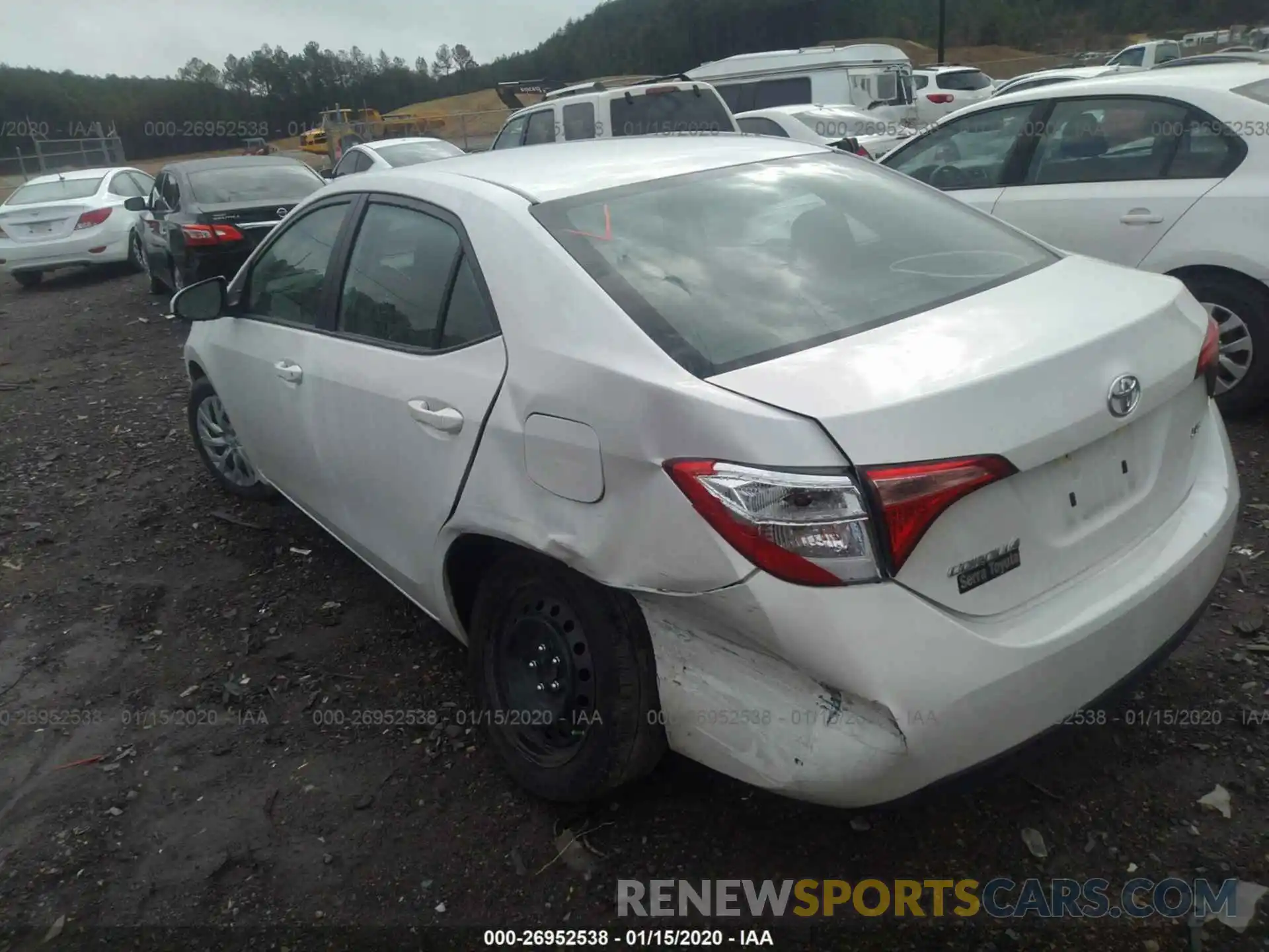 3 Photograph of a damaged car 5YFBURHE1KP887215 TOYOTA COROLLA 2019