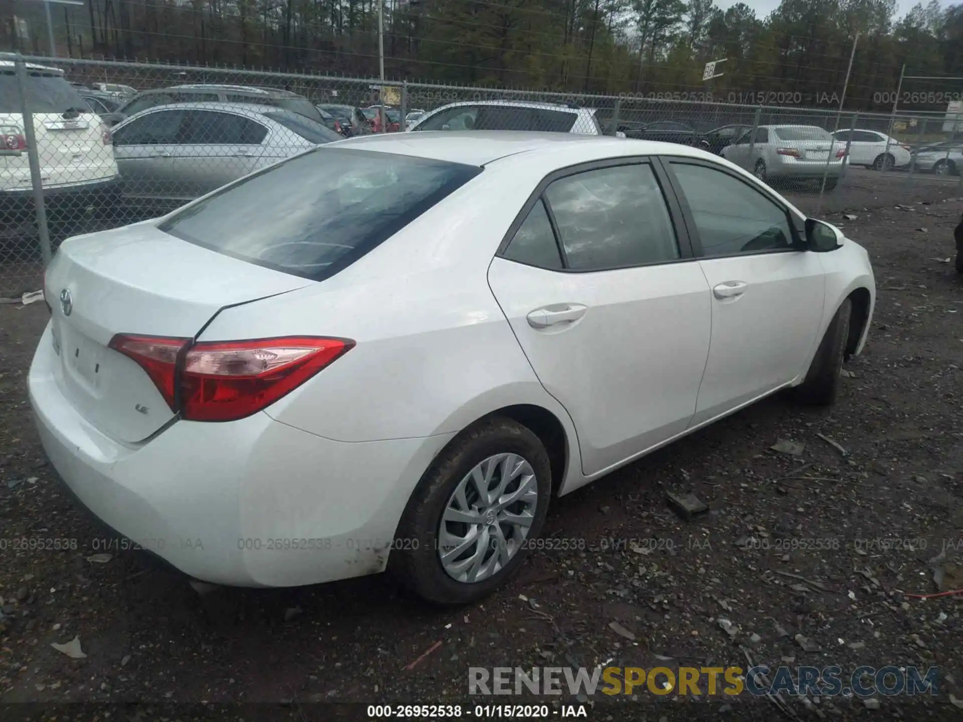 4 Photograph of a damaged car 5YFBURHE1KP887215 TOYOTA COROLLA 2019