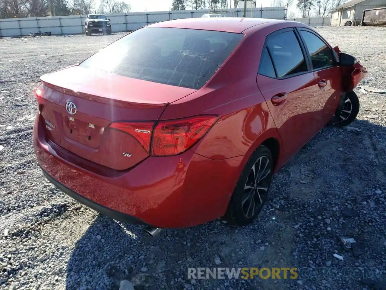 4 Photograph of a damaged car 5YFBURHE1KP887232 TOYOTA COROLLA 2019