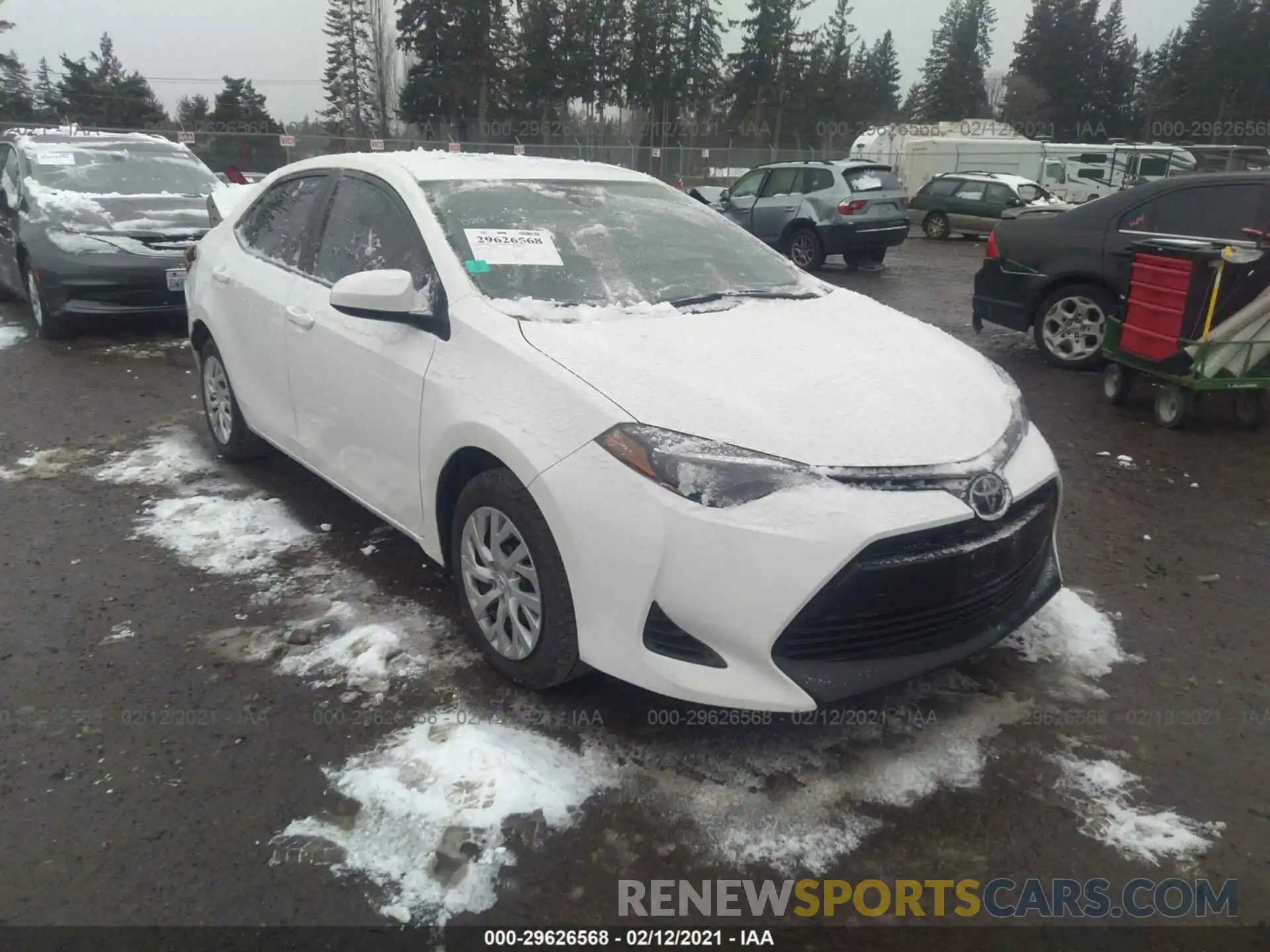 1 Photograph of a damaged car 5YFBURHE1KP887957 TOYOTA COROLLA 2019