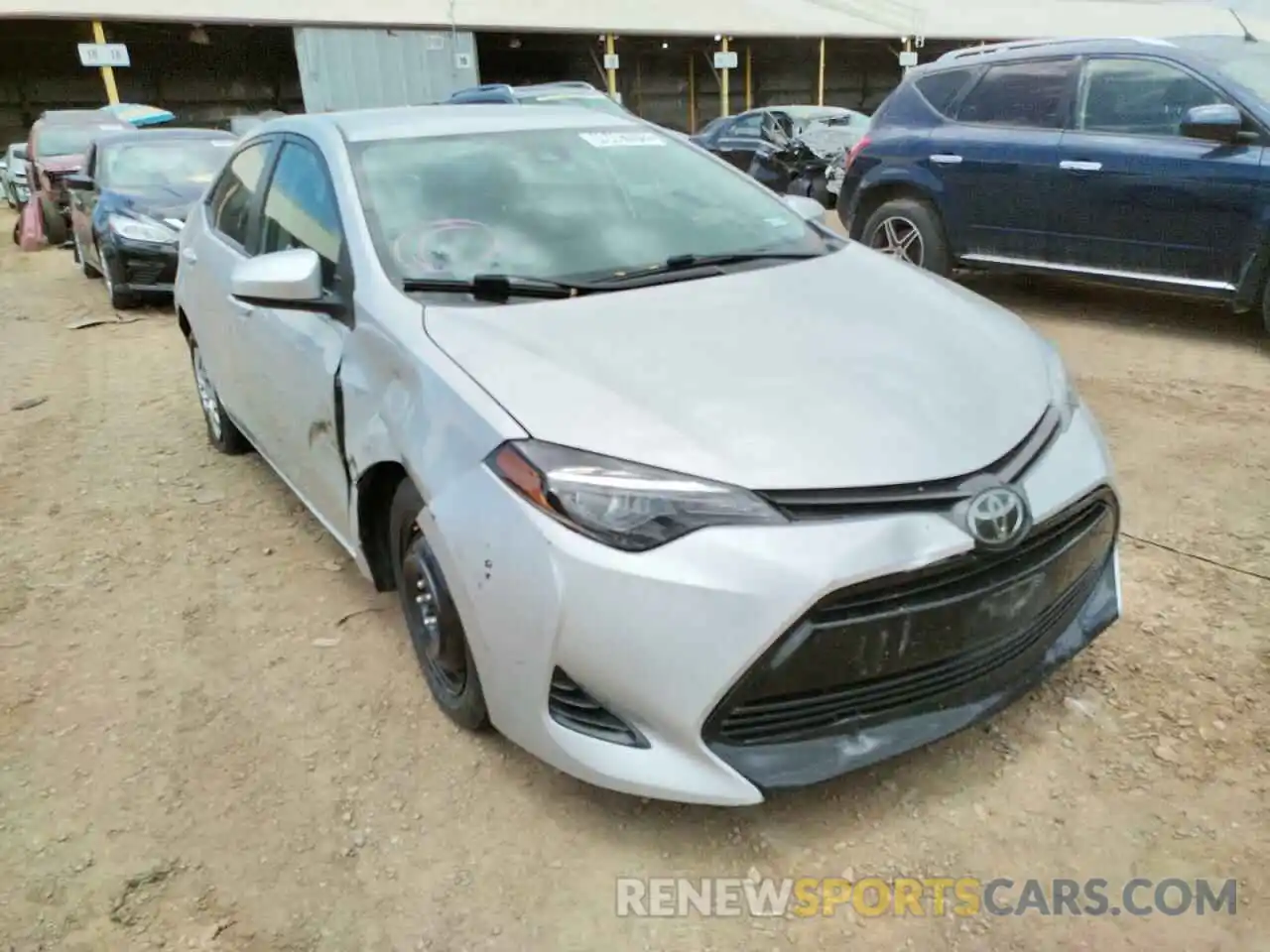 1 Photograph of a damaged car 5YFBURHE1KP888039 TOYOTA COROLLA 2019