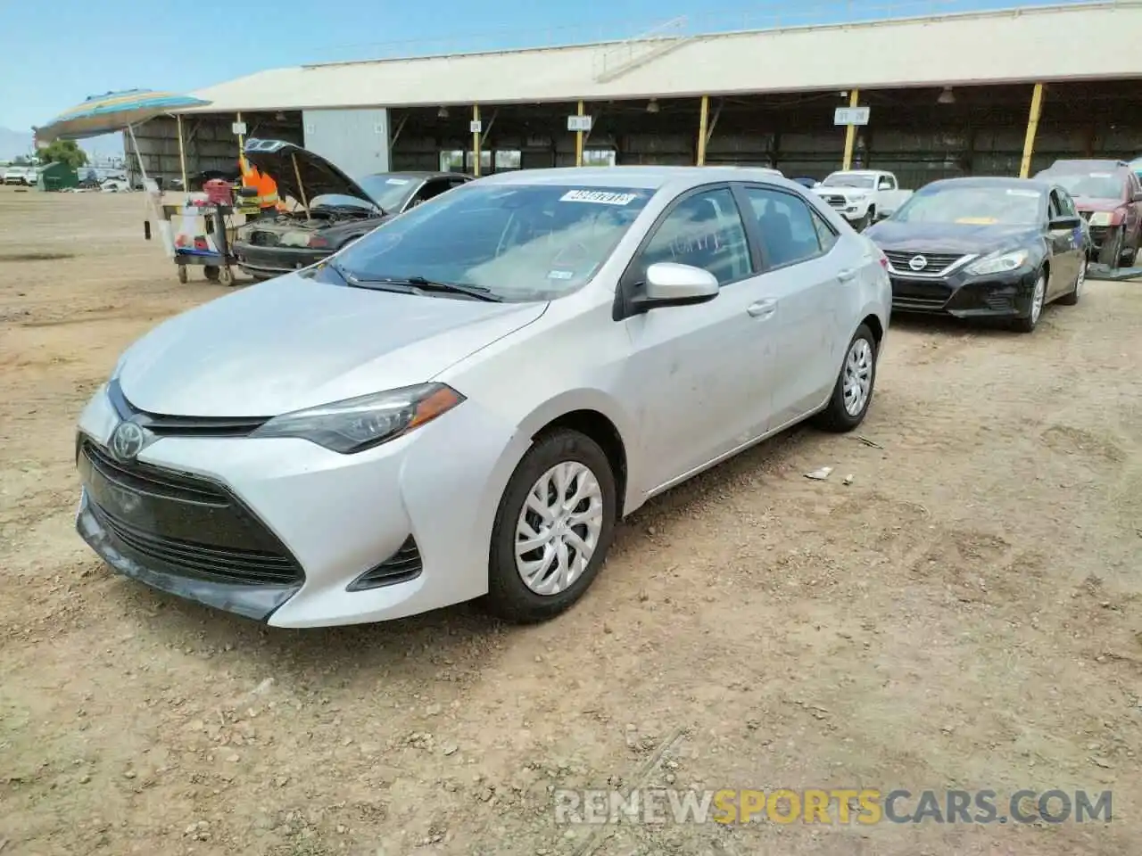 2 Photograph of a damaged car 5YFBURHE1KP888039 TOYOTA COROLLA 2019