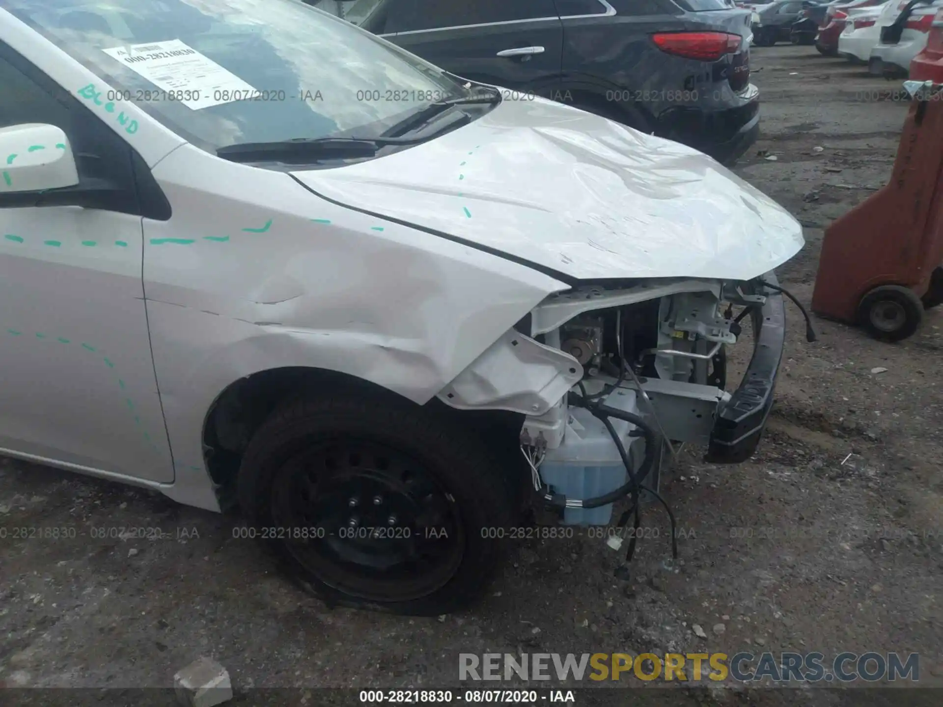 6 Photograph of a damaged car 5YFBURHE1KP888378 TOYOTA COROLLA 2019