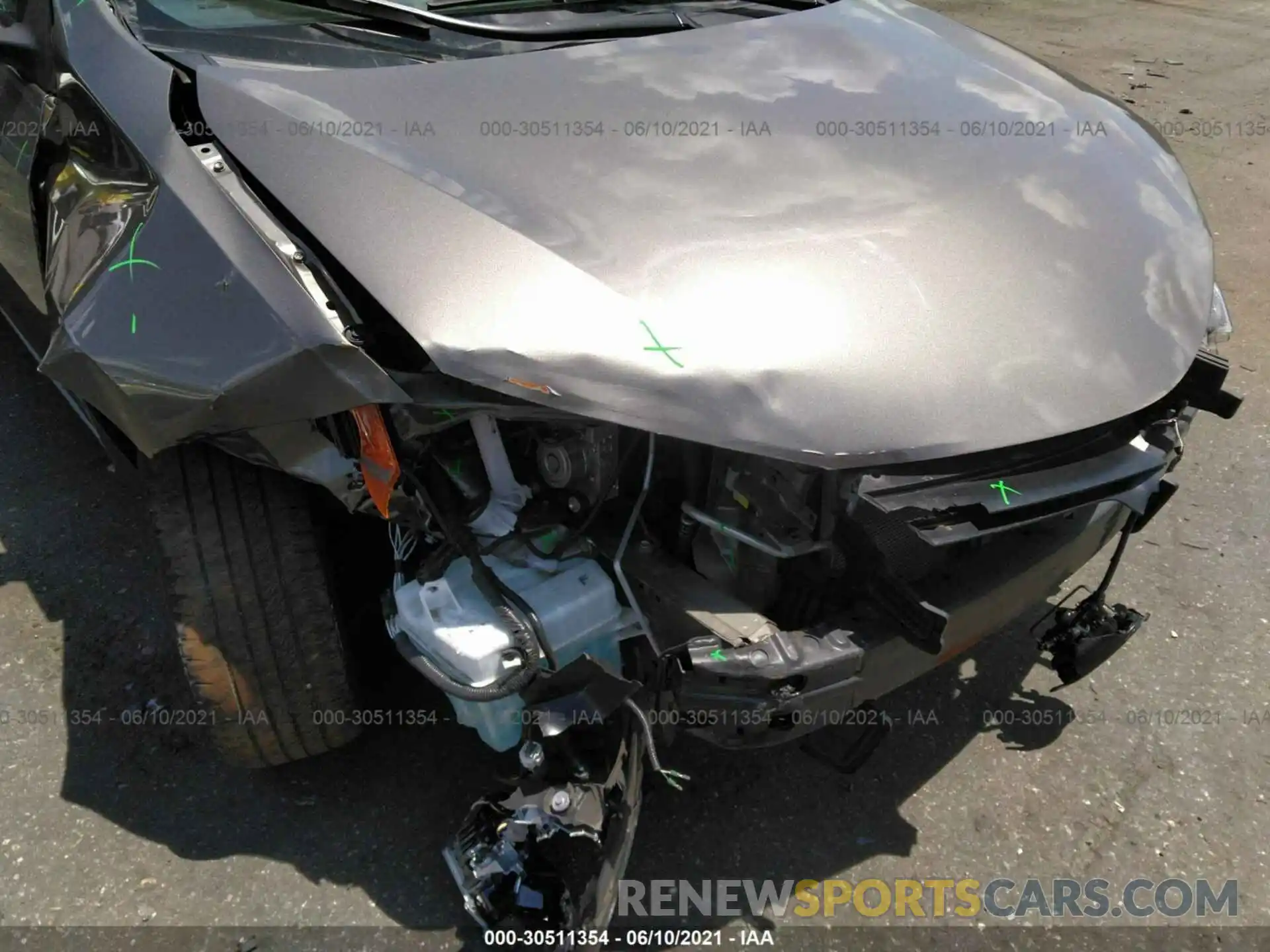 6 Photograph of a damaged car 5YFBURHE1KP888381 TOYOTA COROLLA 2019