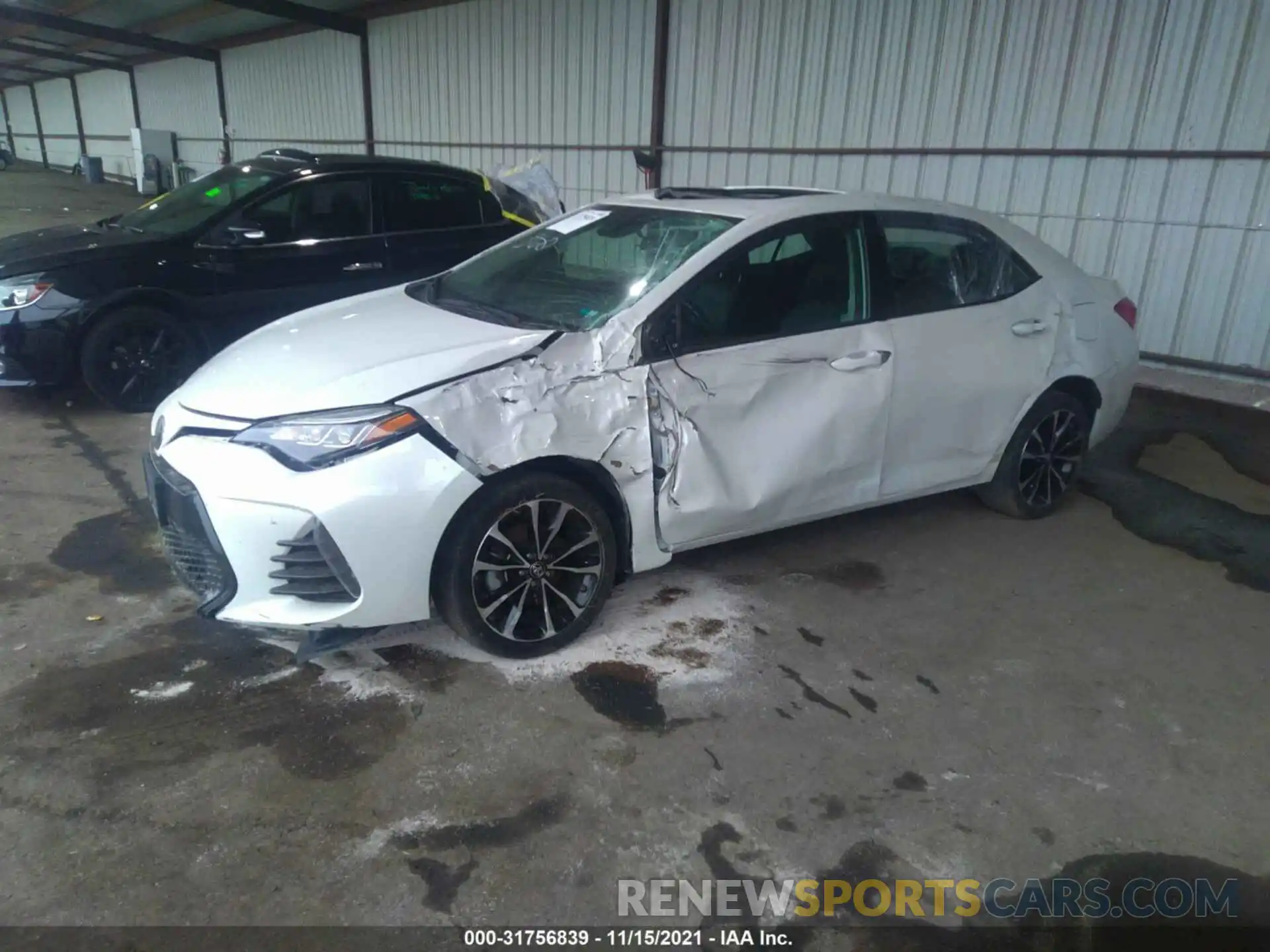 2 Photograph of a damaged car 5YFBURHE1KP888509 TOYOTA COROLLA 2019