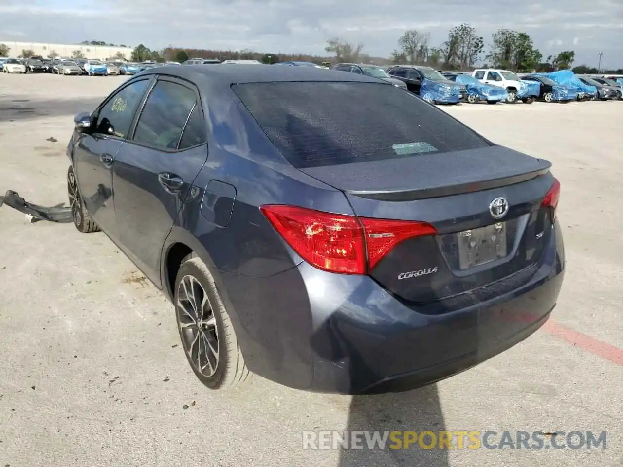 3 Photograph of a damaged car 5YFBURHE1KP889188 TOYOTA COROLLA 2019