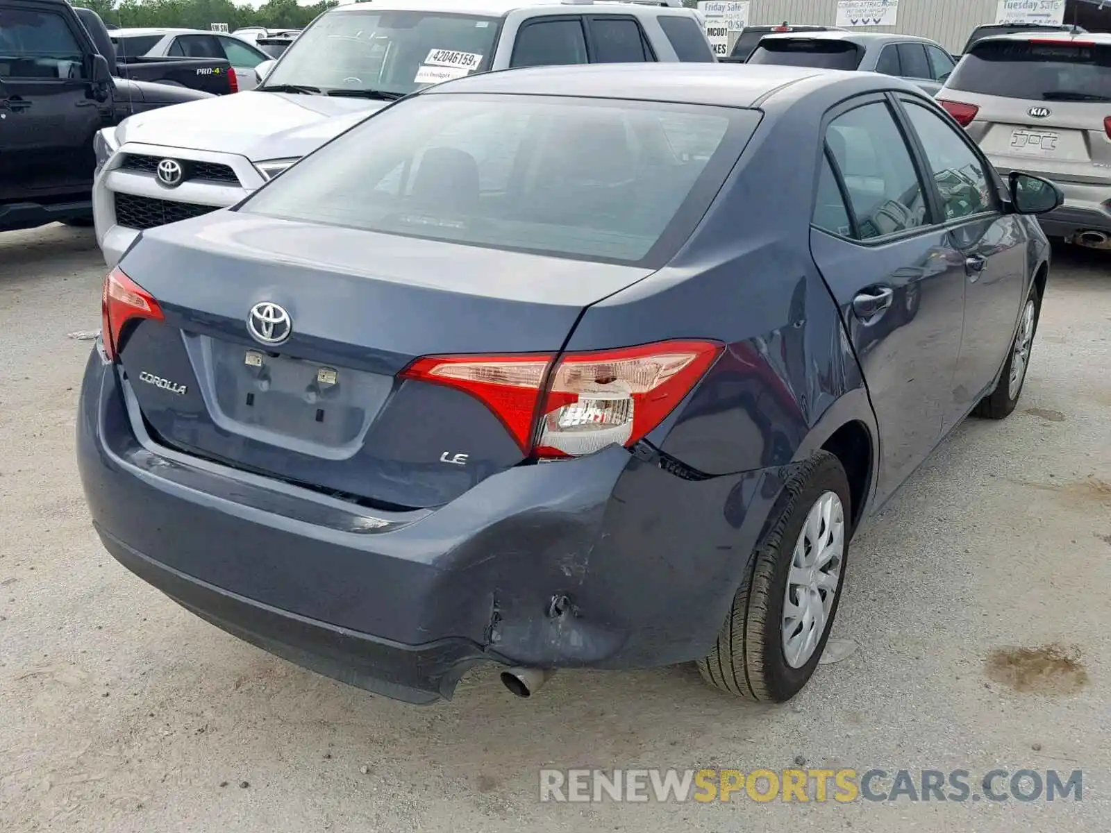 4 Photograph of a damaged car 5YFBURHE1KP889515 TOYOTA COROLLA 2019