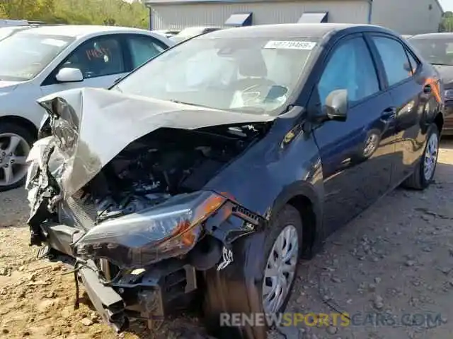 2 Photograph of a damaged car 5YFBURHE1KP889711 TOYOTA COROLLA 2019