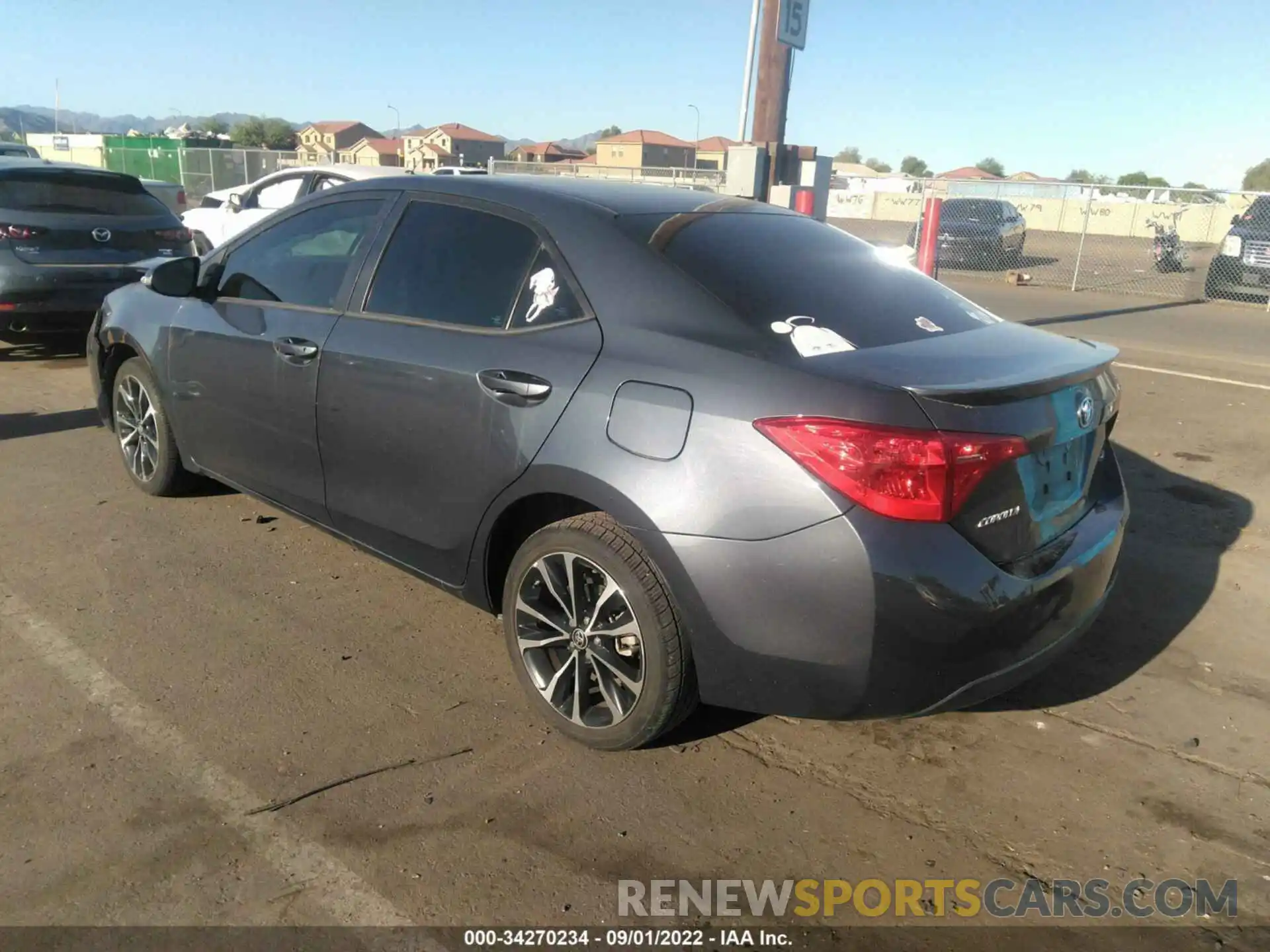 3 Photograph of a damaged car 5YFBURHE1KP889871 TOYOTA COROLLA 2019