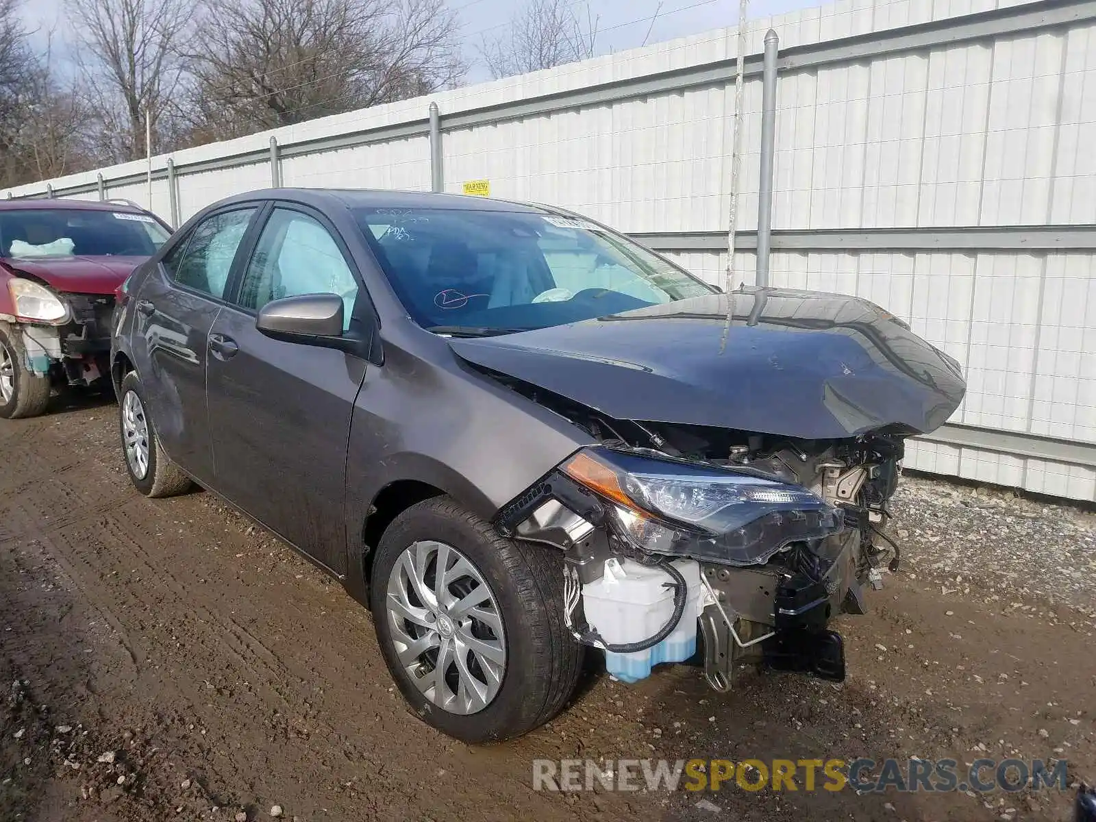 1 Photograph of a damaged car 5YFBURHE1KP889949 TOYOTA COROLLA 2019