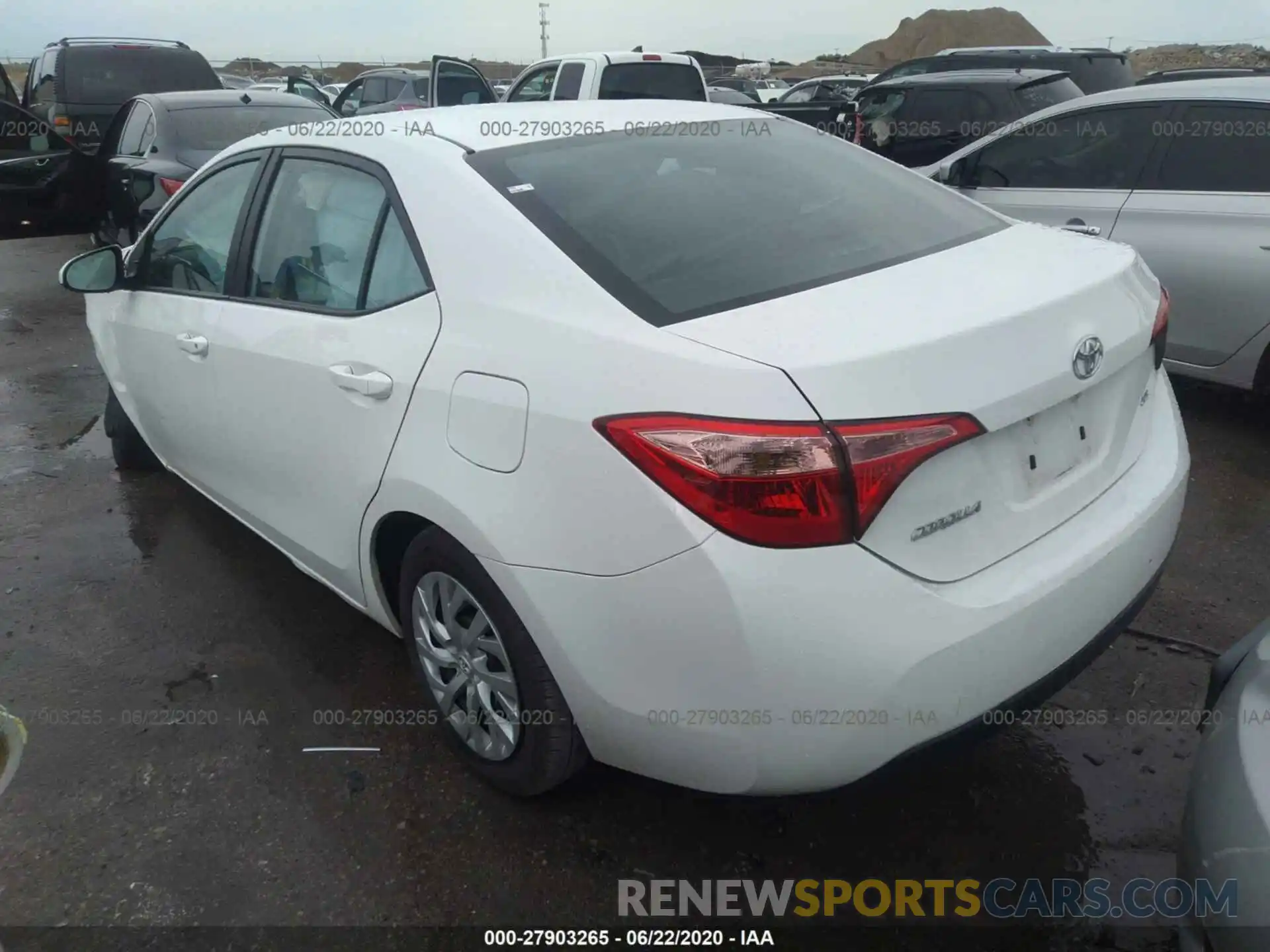 3 Photograph of a damaged car 5YFBURHE1KP890387 TOYOTA COROLLA 2019