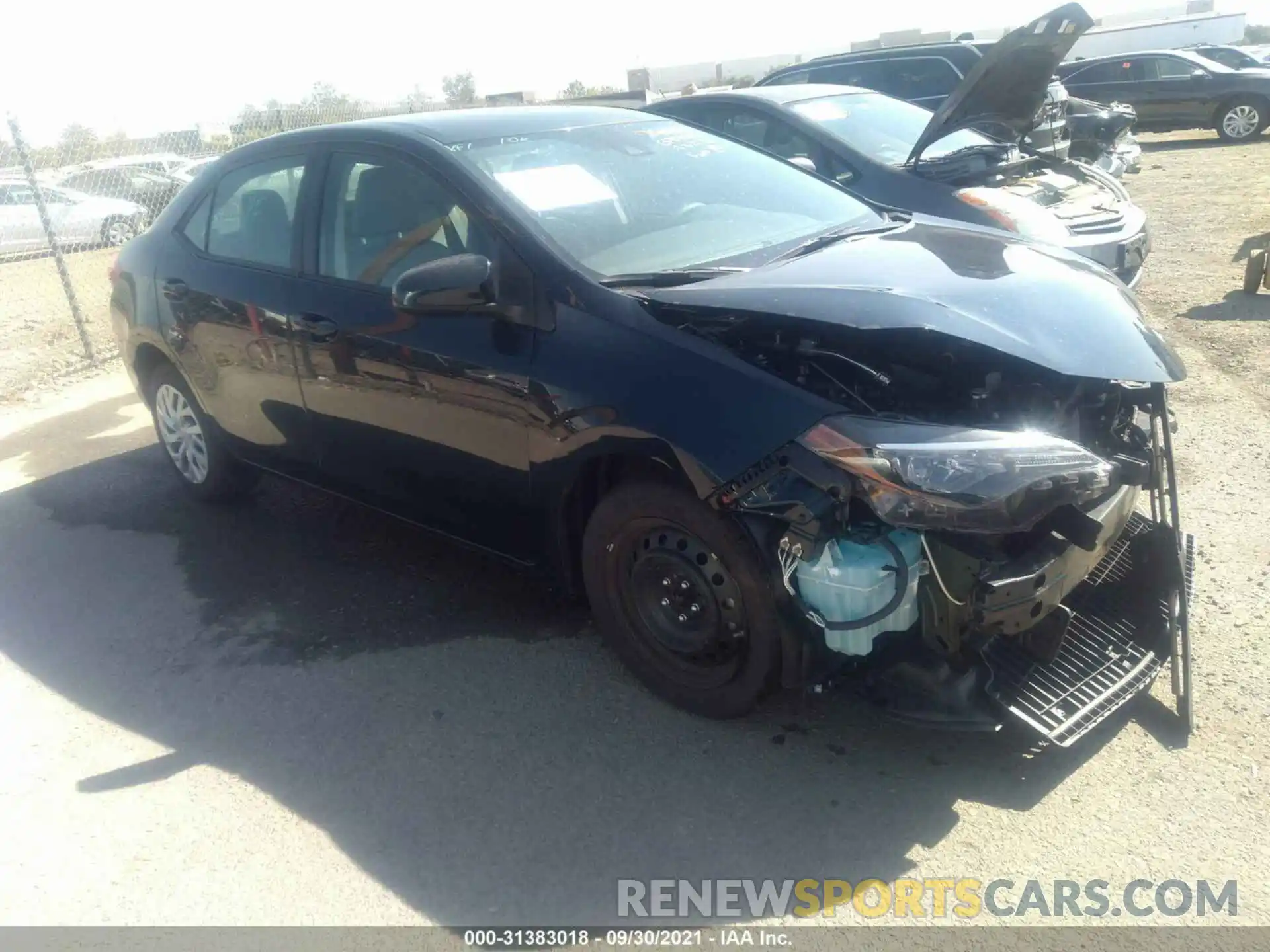 1 Photograph of a damaged car 5YFBURHE1KP890597 TOYOTA COROLLA 2019