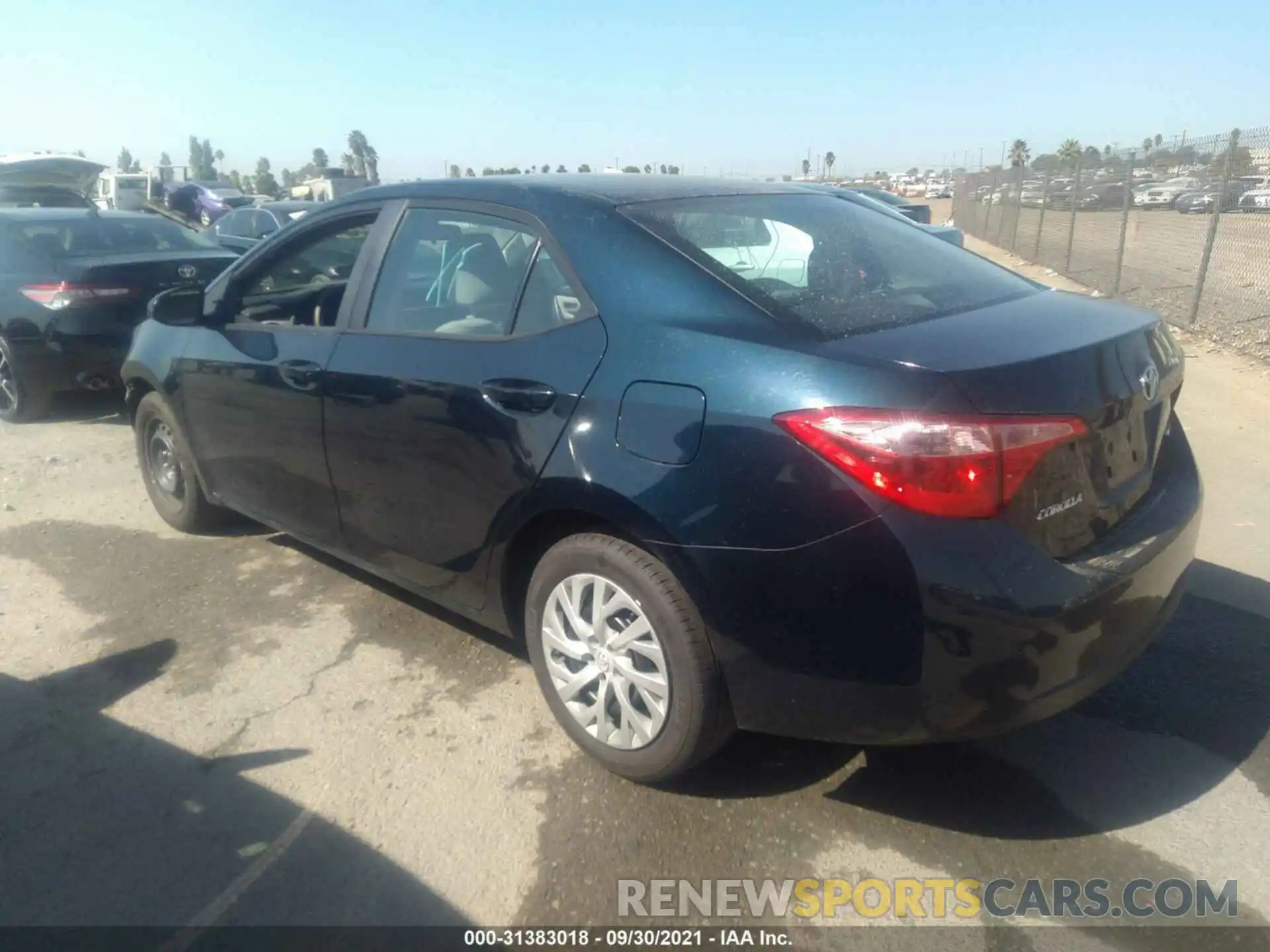 3 Photograph of a damaged car 5YFBURHE1KP890597 TOYOTA COROLLA 2019