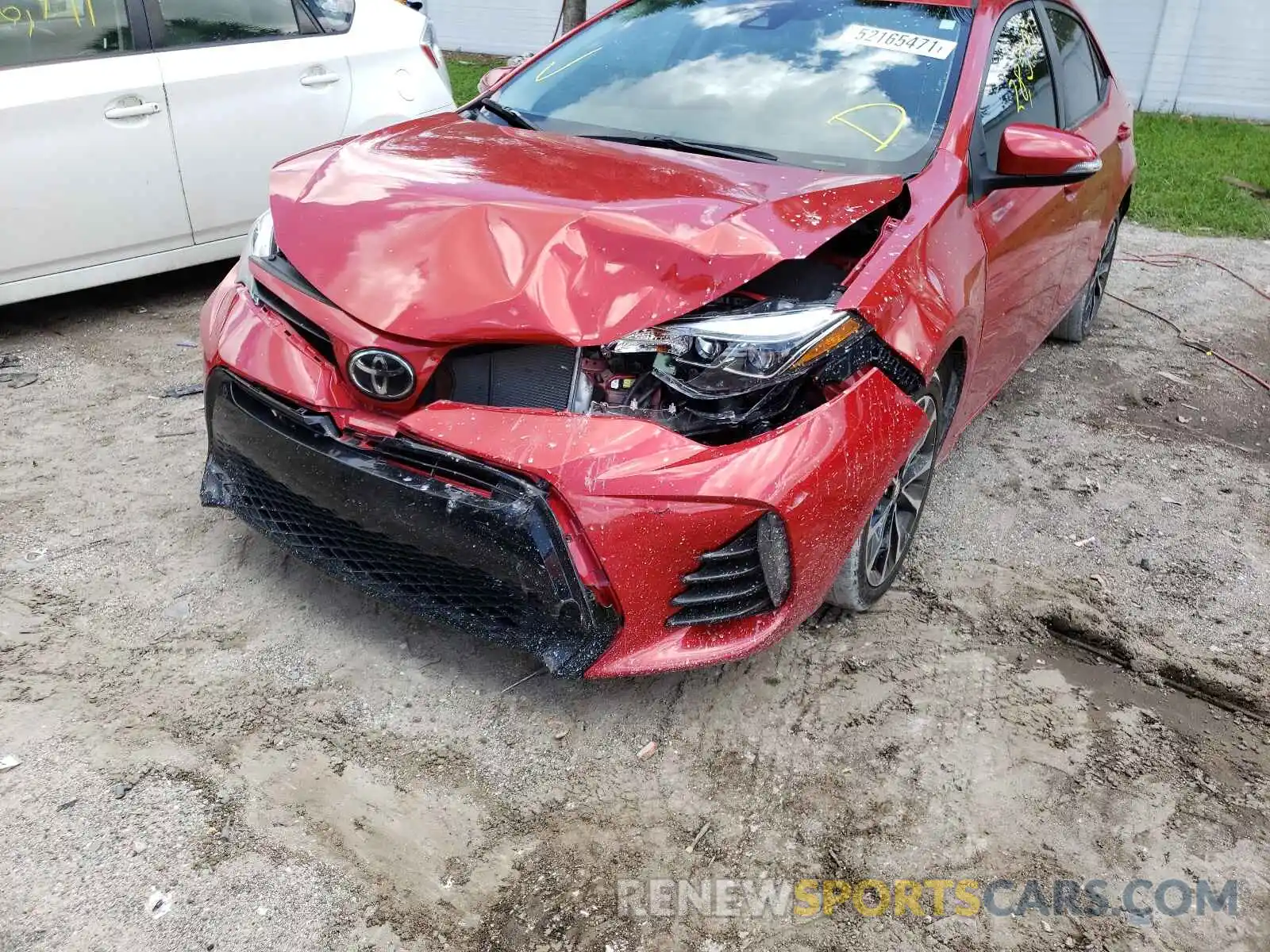 9 Photograph of a damaged car 5YFBURHE1KP890678 TOYOTA COROLLA 2019