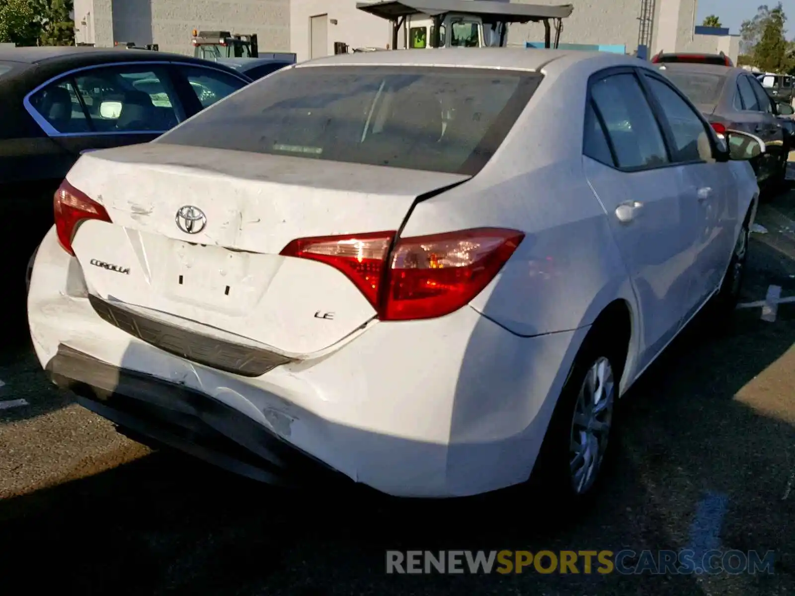 4 Photograph of a damaged car 5YFBURHE1KP890728 TOYOTA COROLLA 2019