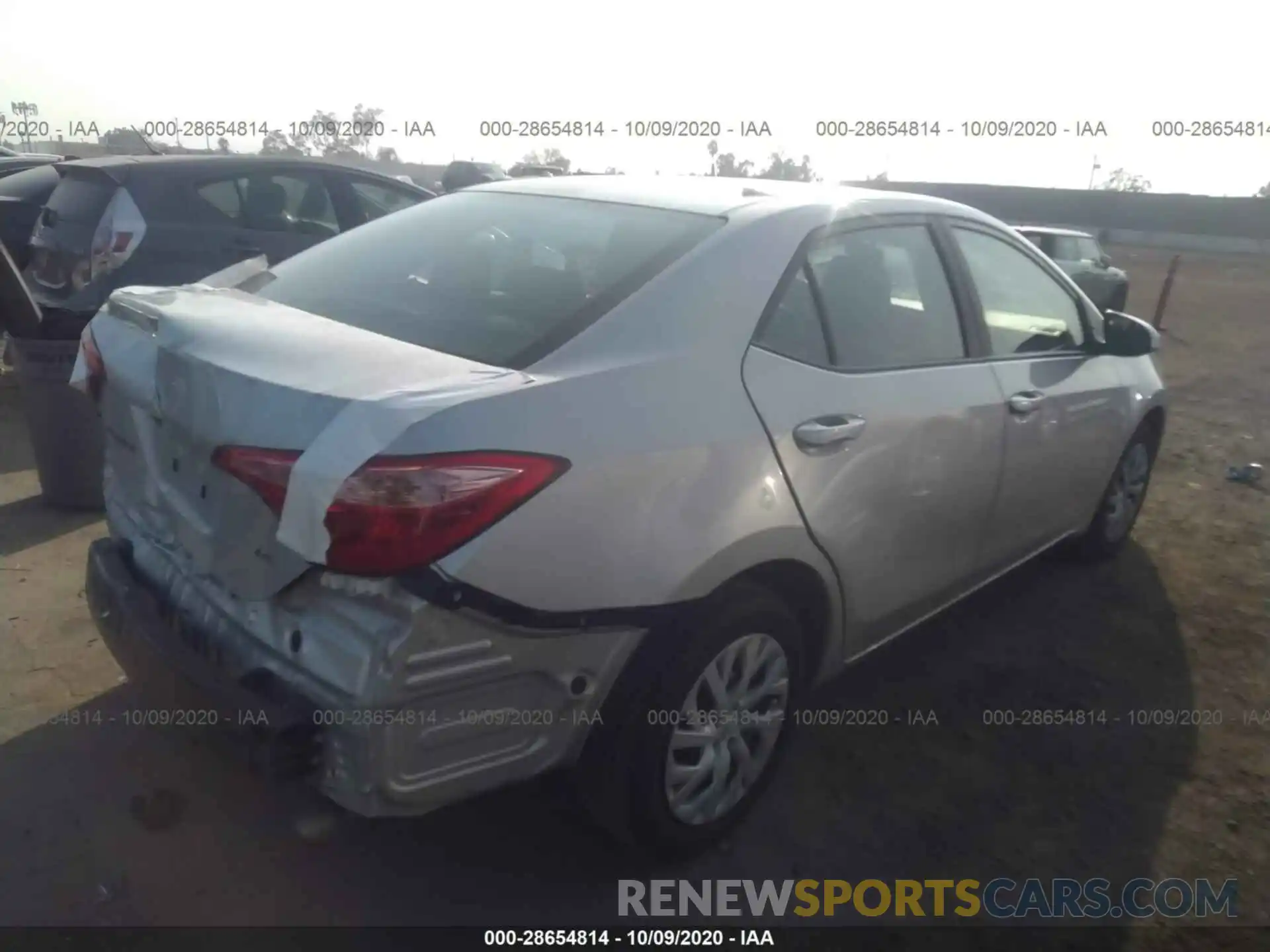 4 Photograph of a damaged car 5YFBURHE1KP890793 TOYOTA COROLLA 2019