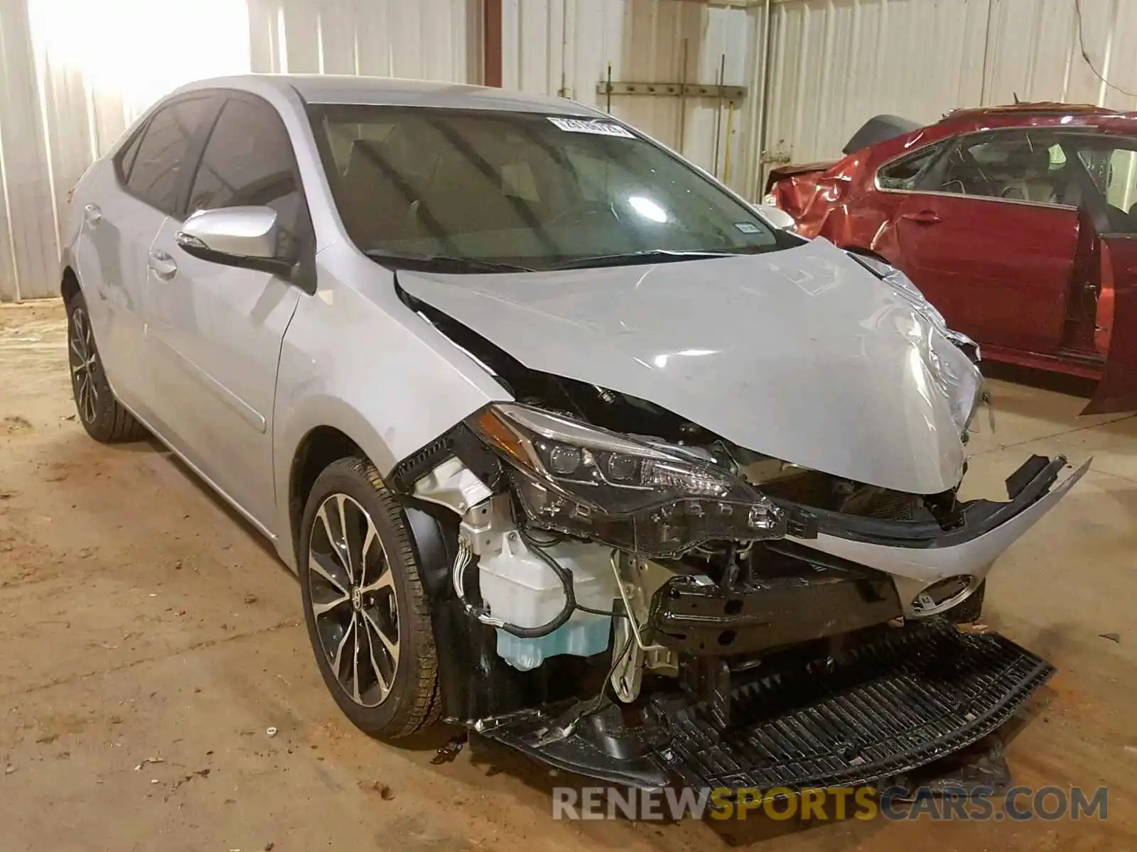 1 Photograph of a damaged car 5YFBURHE1KP890874 TOYOTA COROLLA 2019