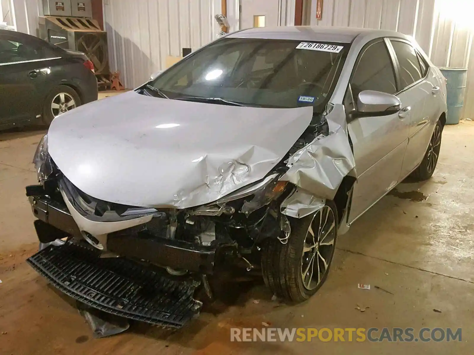 2 Photograph of a damaged car 5YFBURHE1KP890874 TOYOTA COROLLA 2019