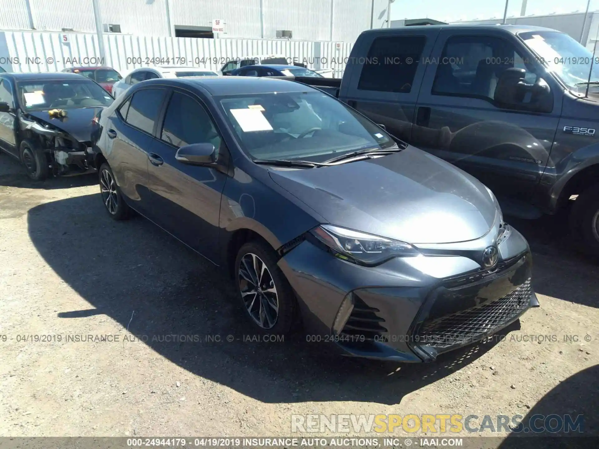 1 Photograph of a damaged car 5YFBURHE1KP891295 TOYOTA COROLLA 2019