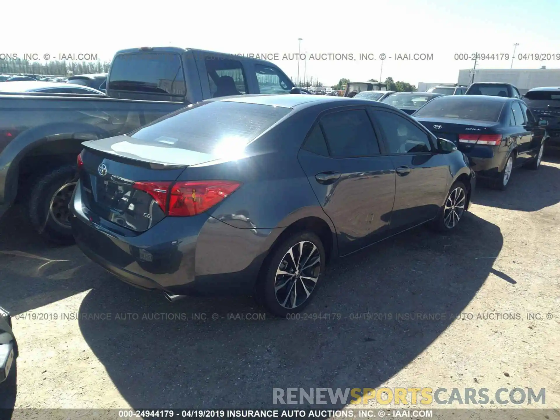 4 Photograph of a damaged car 5YFBURHE1KP891295 TOYOTA COROLLA 2019