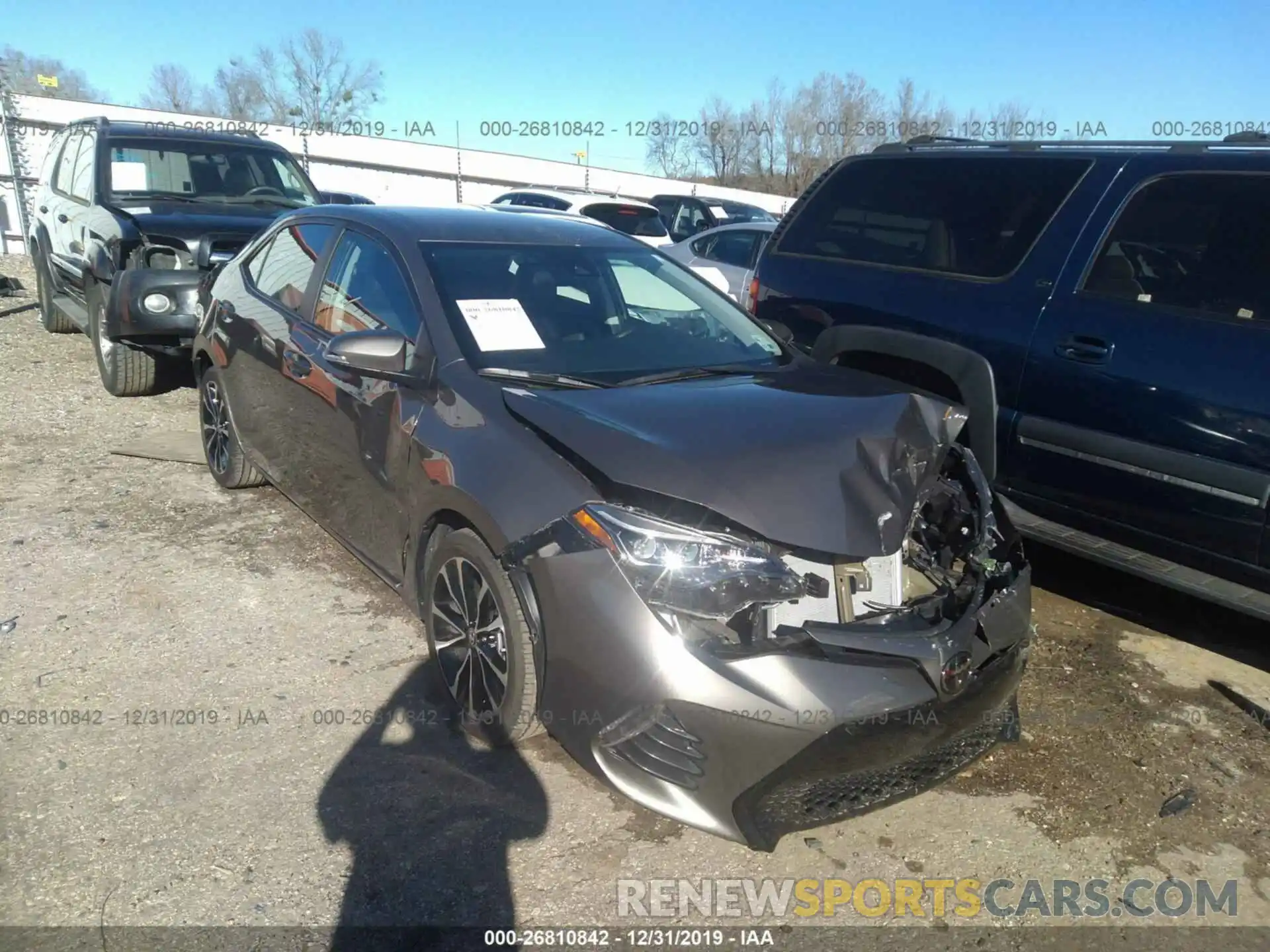 1 Photograph of a damaged car 5YFBURHE1KP891376 TOYOTA COROLLA 2019