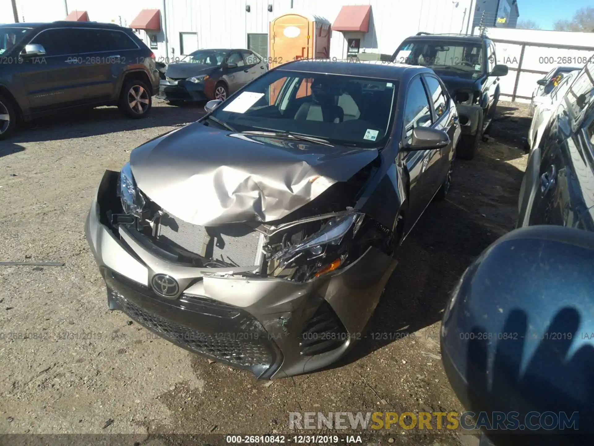 2 Photograph of a damaged car 5YFBURHE1KP891376 TOYOTA COROLLA 2019