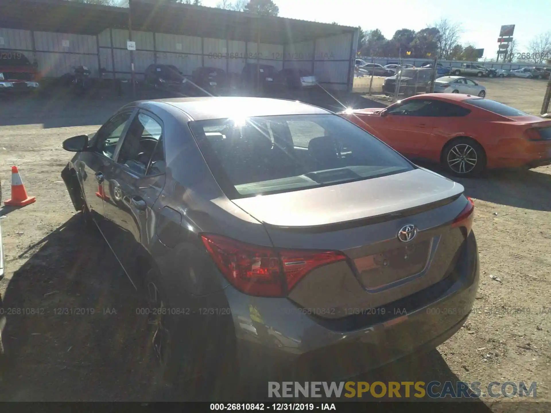 3 Photograph of a damaged car 5YFBURHE1KP891376 TOYOTA COROLLA 2019