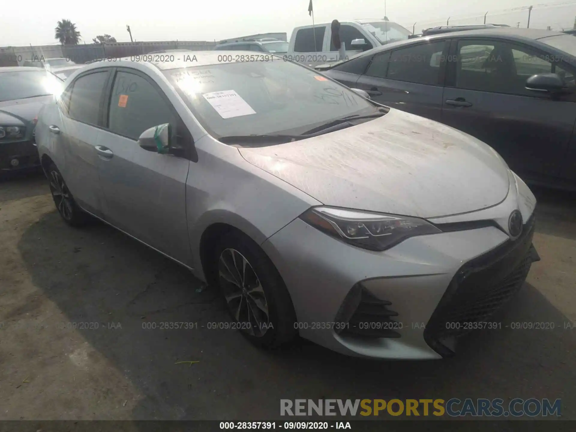 1 Photograph of a damaged car 5YFBURHE1KP891569 TOYOTA COROLLA 2019