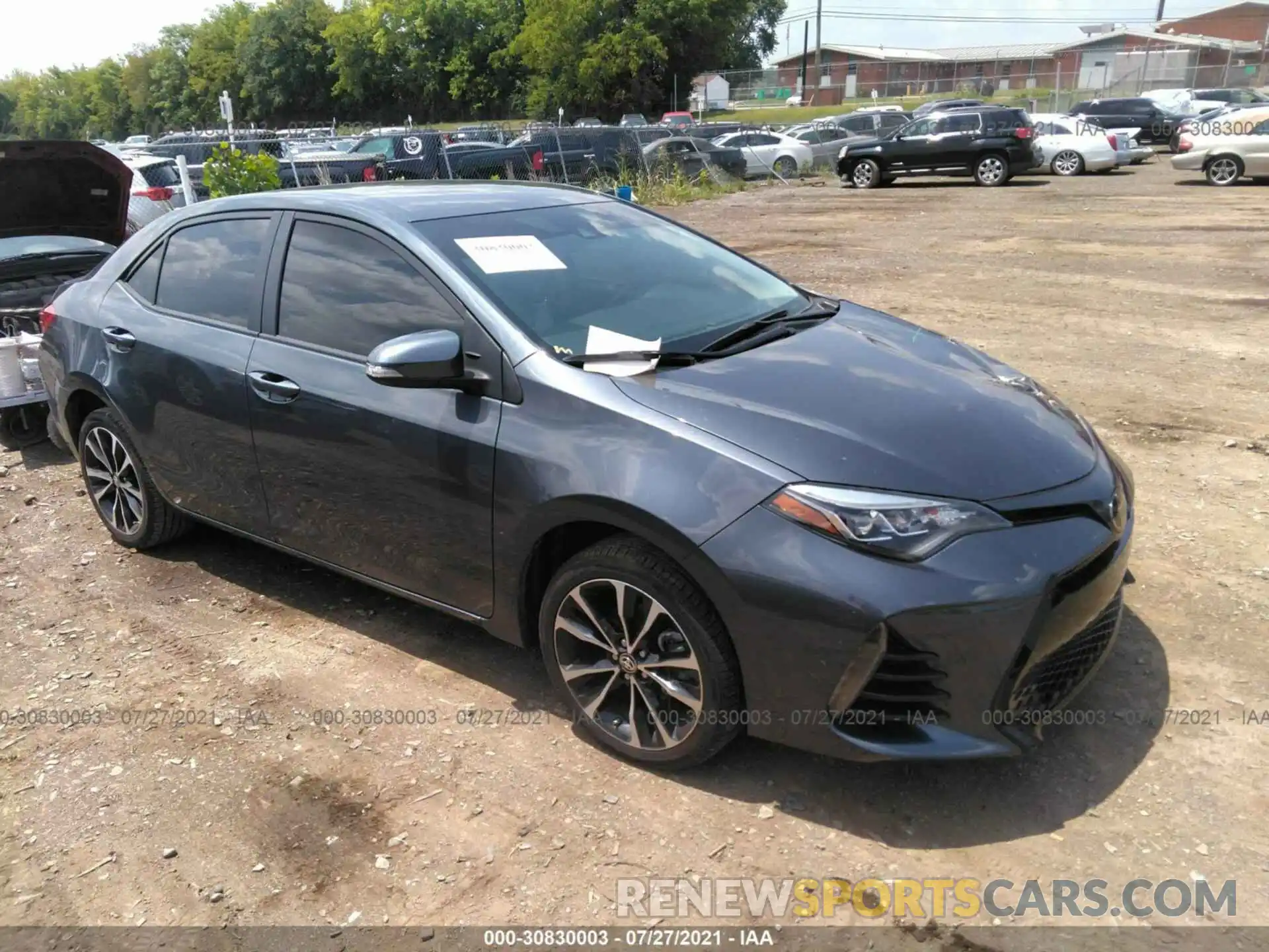 1 Photograph of a damaged car 5YFBURHE1KP891698 TOYOTA COROLLA 2019