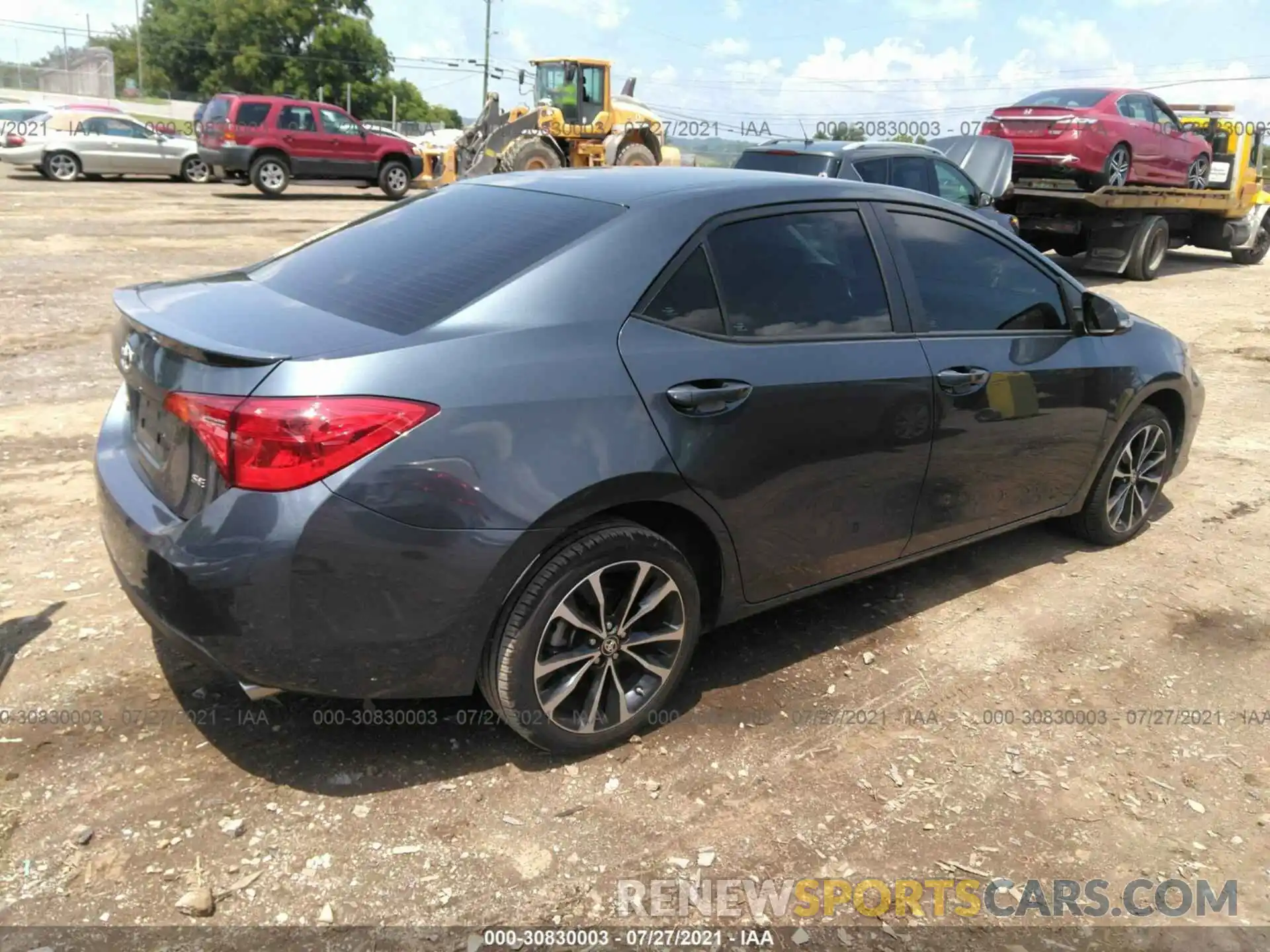 4 Photograph of a damaged car 5YFBURHE1KP891698 TOYOTA COROLLA 2019