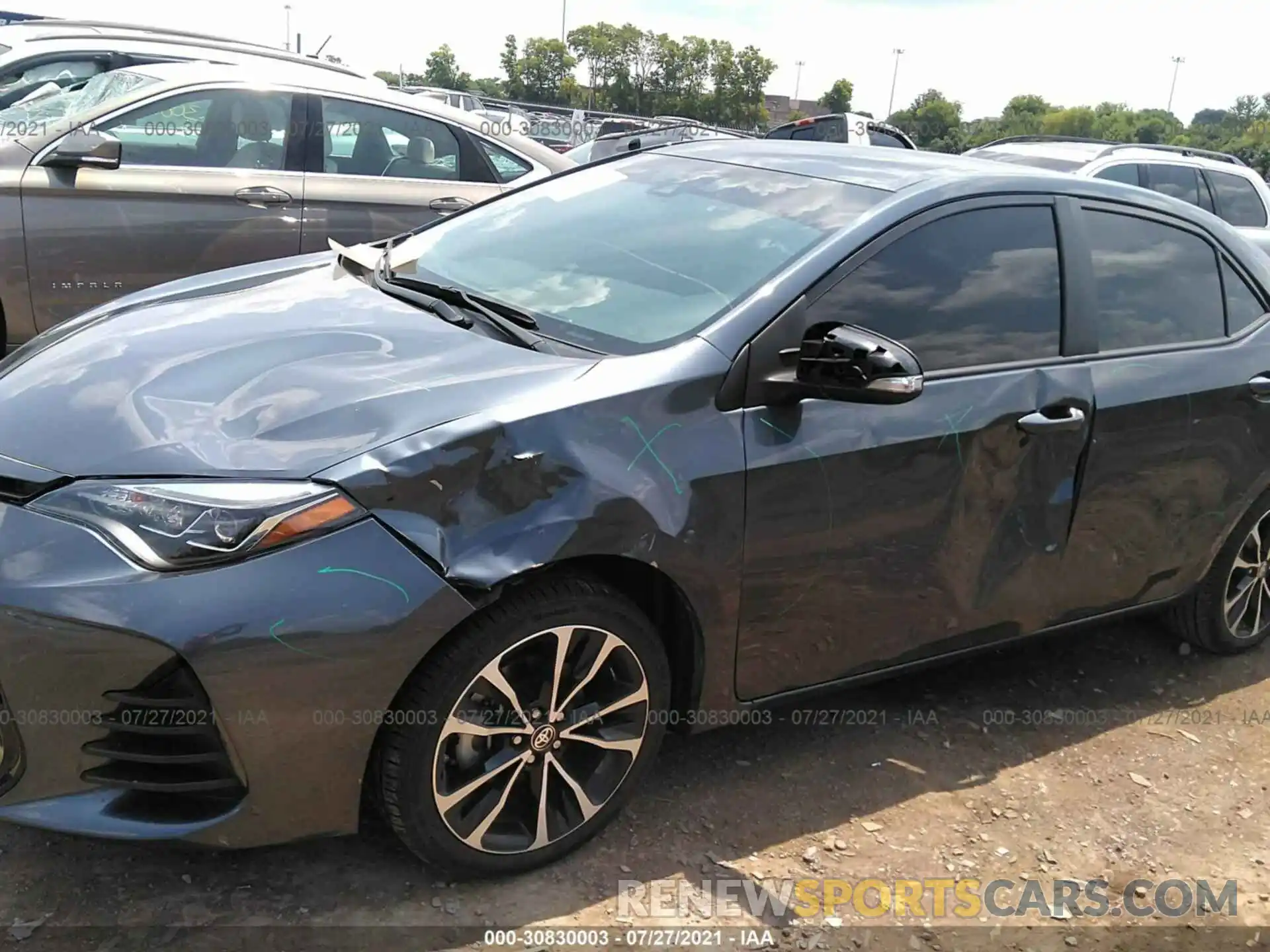 6 Photograph of a damaged car 5YFBURHE1KP891698 TOYOTA COROLLA 2019