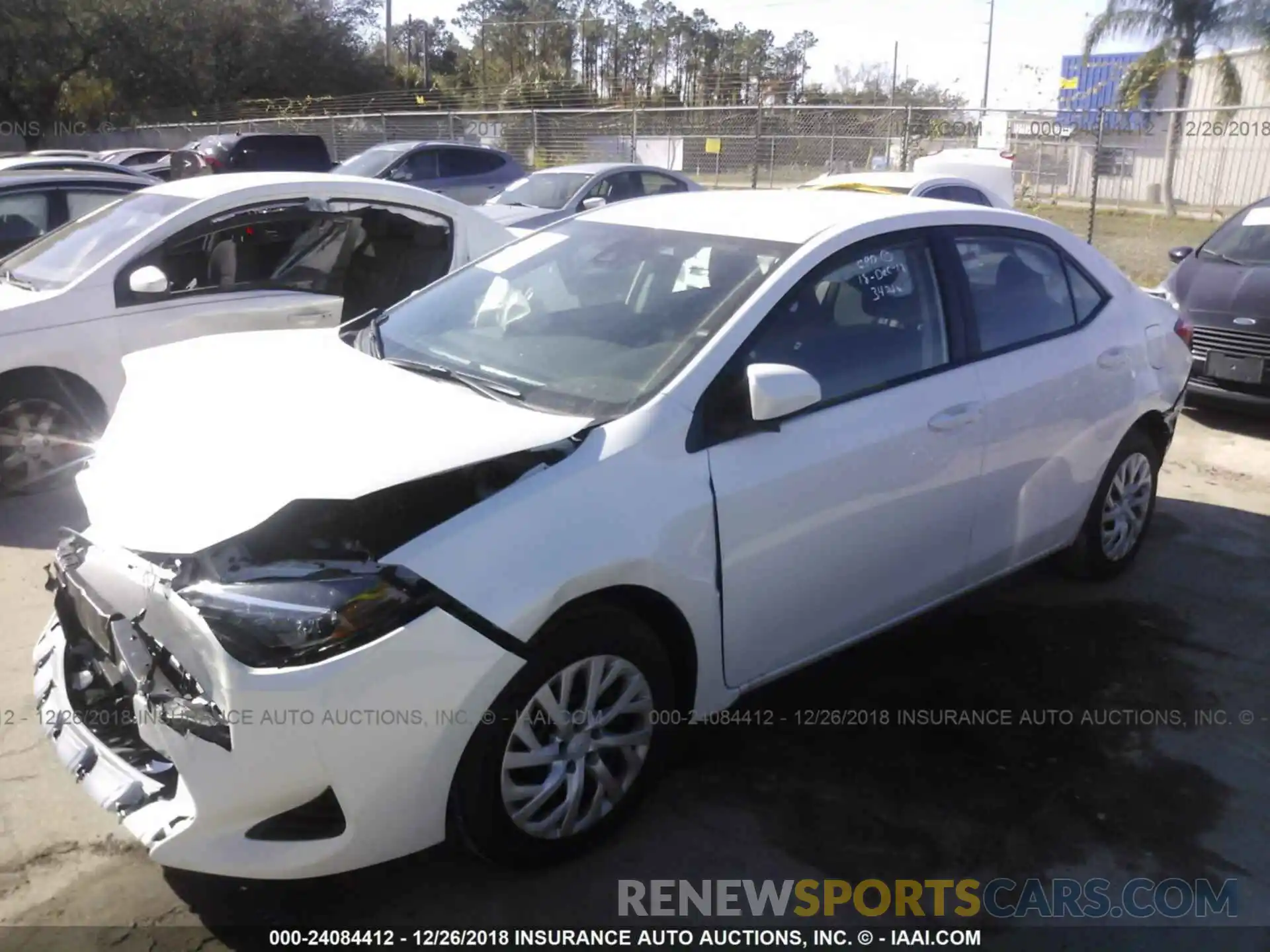 2 Photograph of a damaged car 5YFBURHE1KP891720 TOYOTA COROLLA 2019