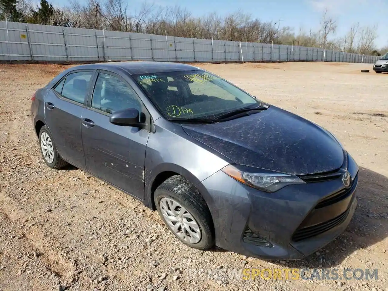 1 Photograph of a damaged car 5YFBURHE1KP891913 TOYOTA COROLLA 2019