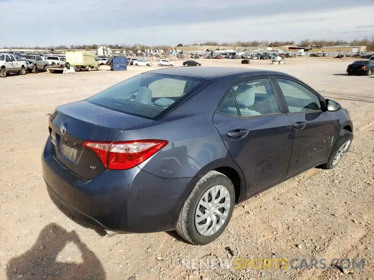 4 Photograph of a damaged car 5YFBURHE1KP891913 TOYOTA COROLLA 2019