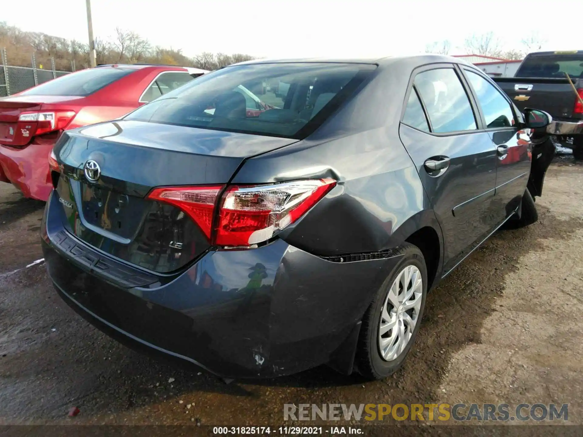 4 Photograph of a damaged car 5YFBURHE1KP892172 TOYOTA COROLLA 2019