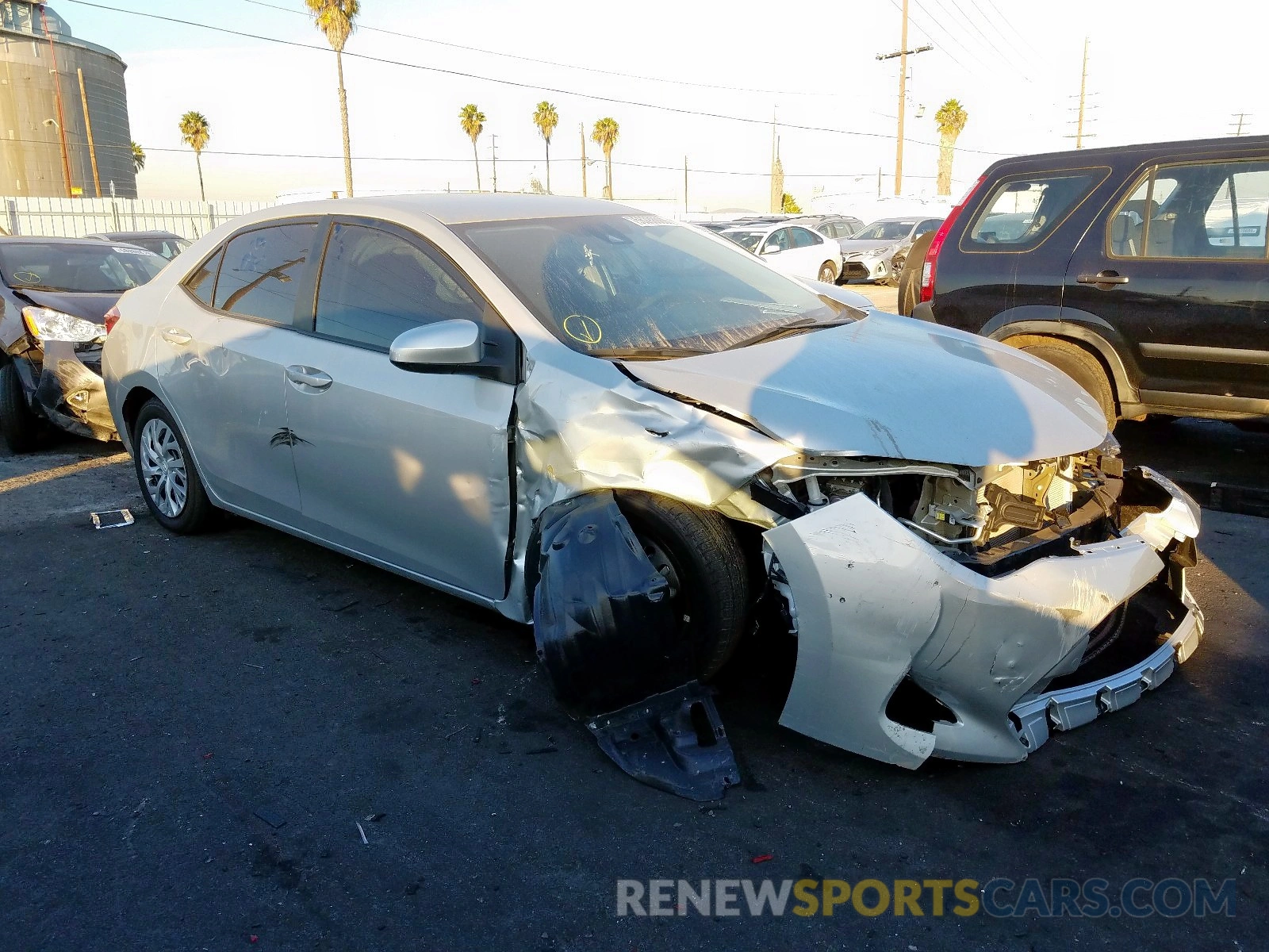 1 Photograph of a damaged car 5YFBURHE1KP892365 TOYOTA COROLLA 2019