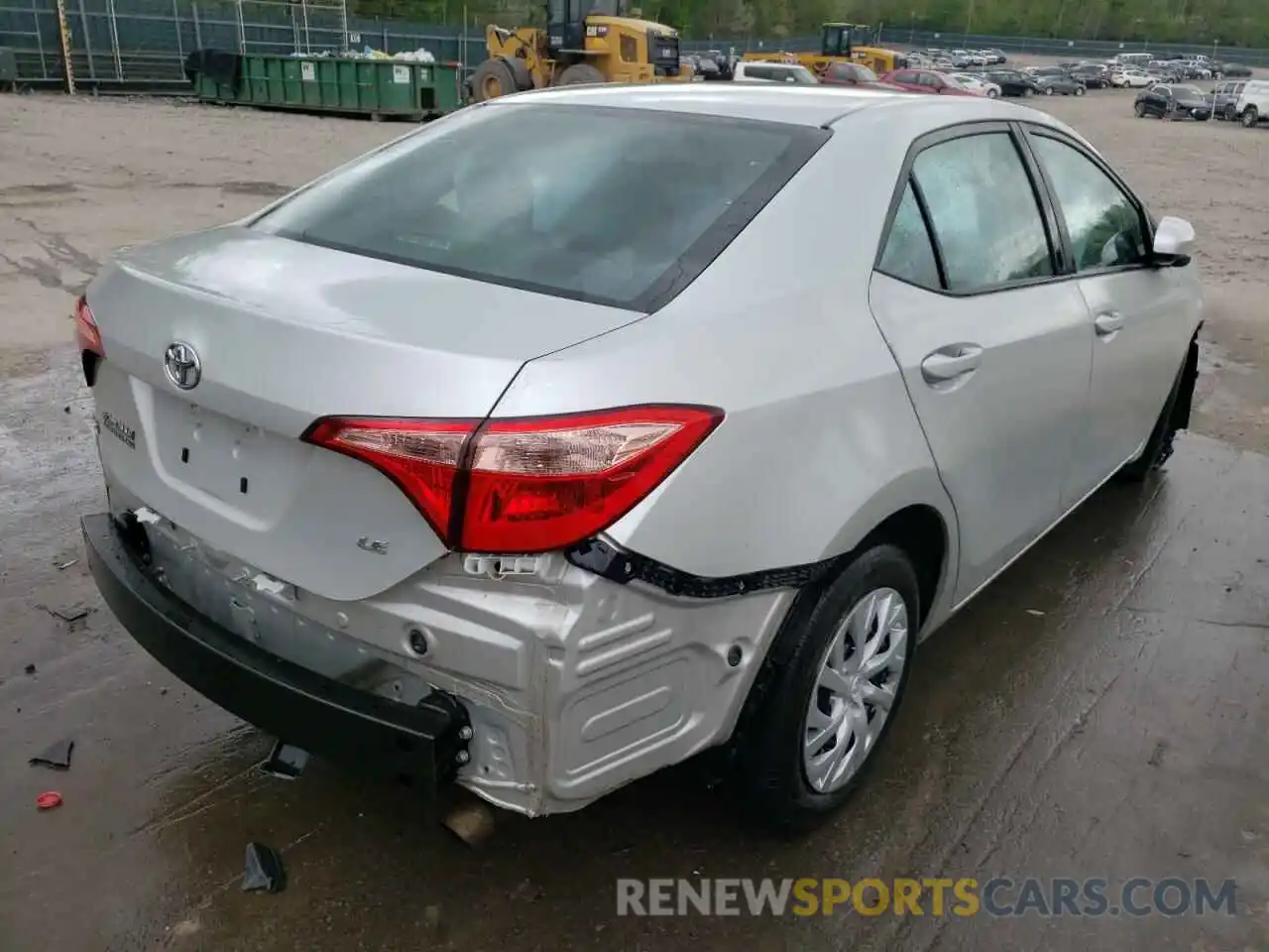 4 Photograph of a damaged car 5YFBURHE1KP892463 TOYOTA COROLLA 2019