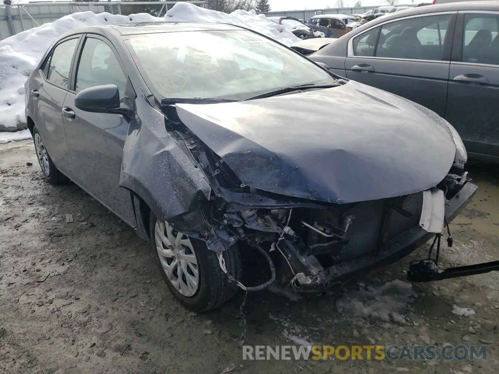 1 Photograph of a damaged car 5YFBURHE1KP892706 TOYOTA COROLLA 2019