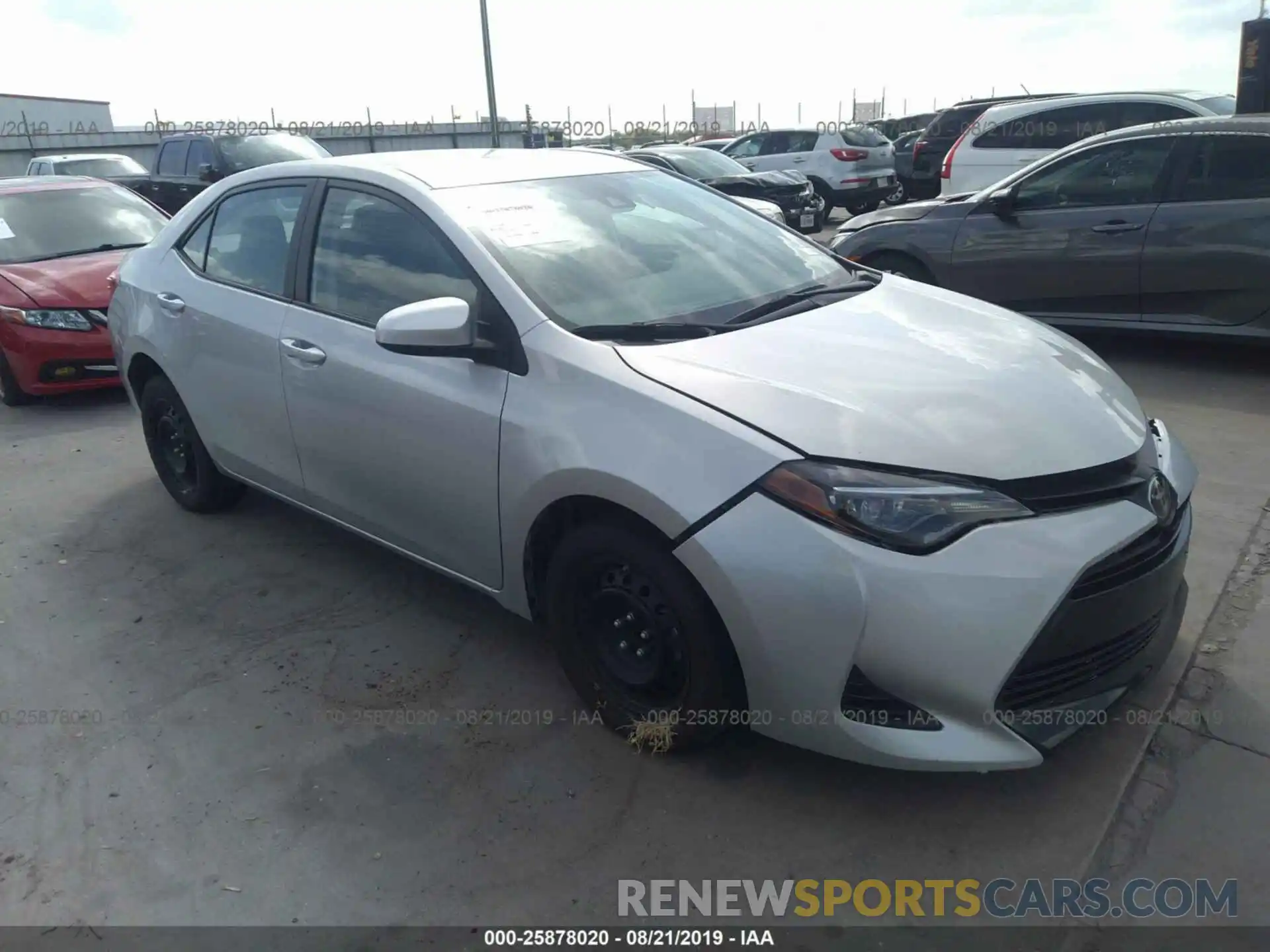 1 Photograph of a damaged car 5YFBURHE1KP892723 TOYOTA COROLLA 2019